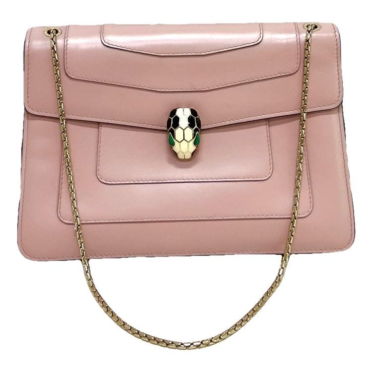 Serpenti leather handbag