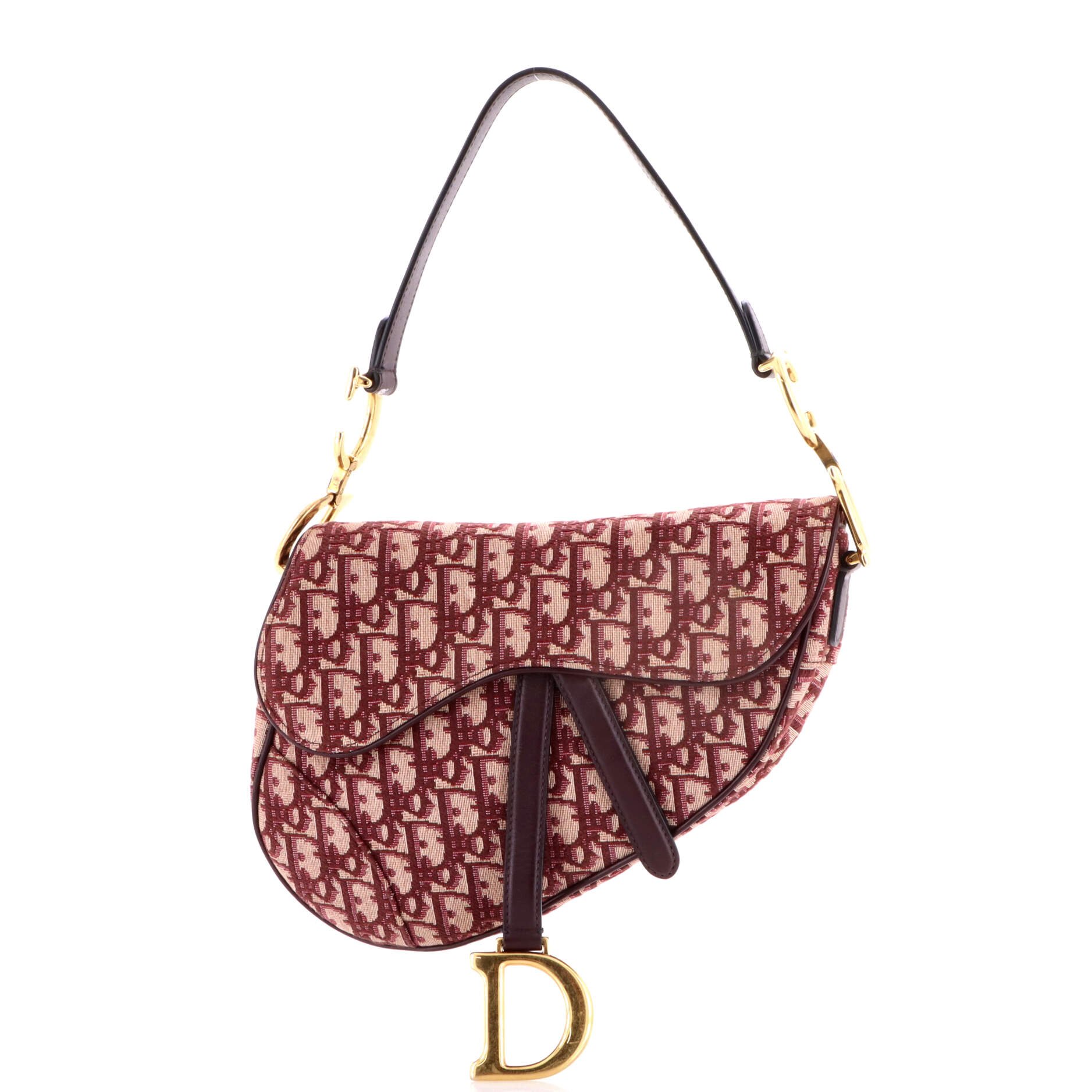 Dior Saddle Handbag Oblique Canvas Medium