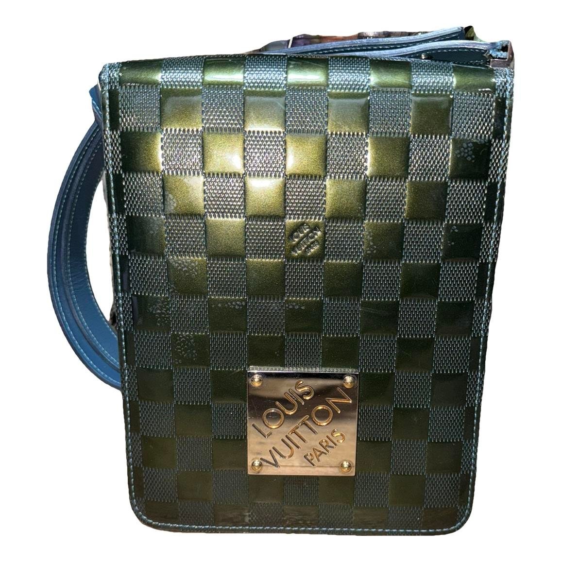 Leather clutch bag