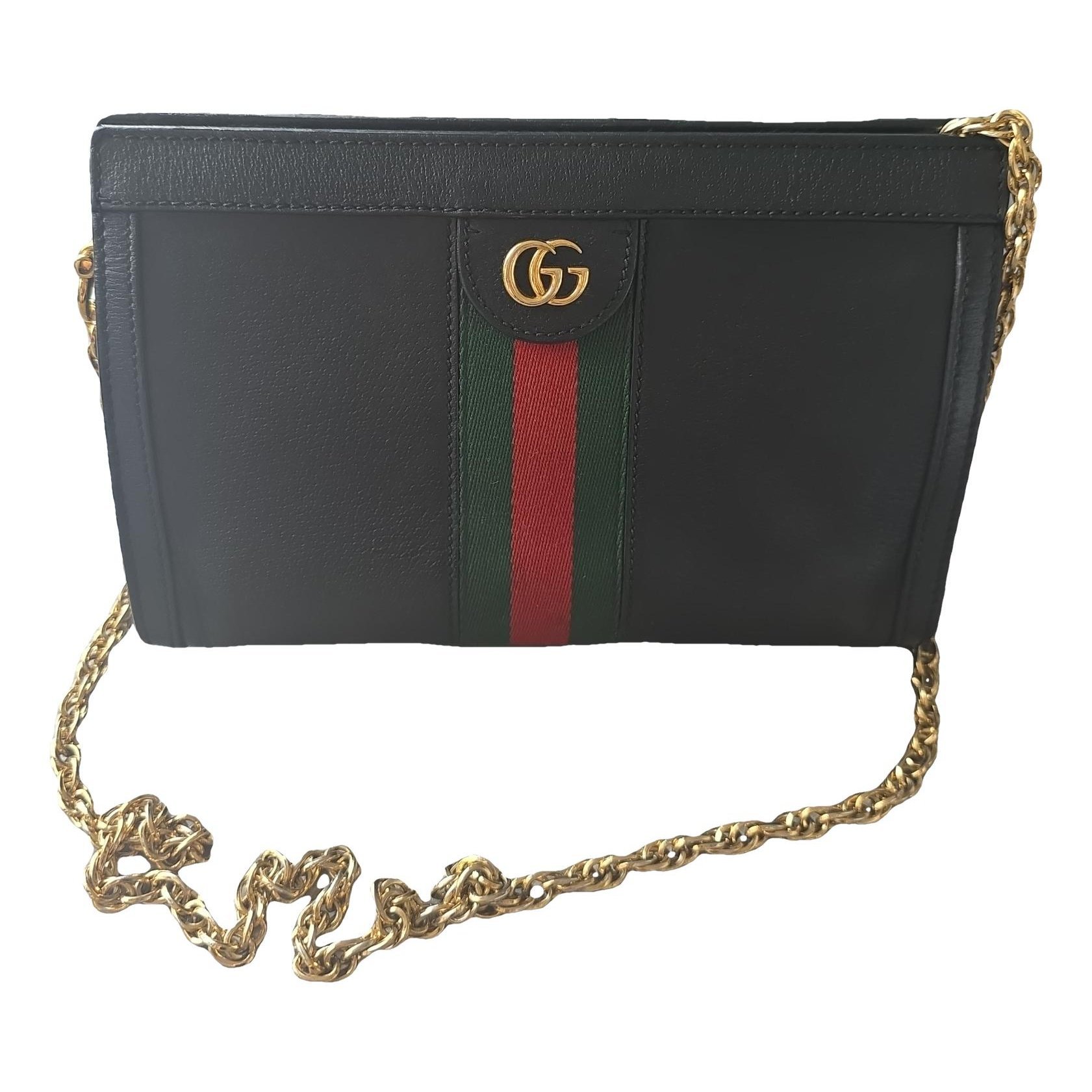 Ophidia Chain leather handbag