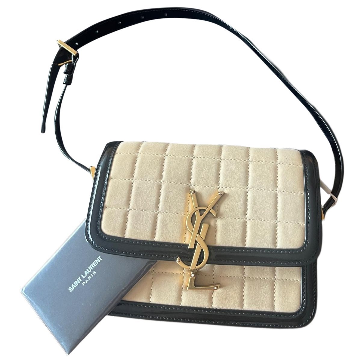 Solférino leather handbag