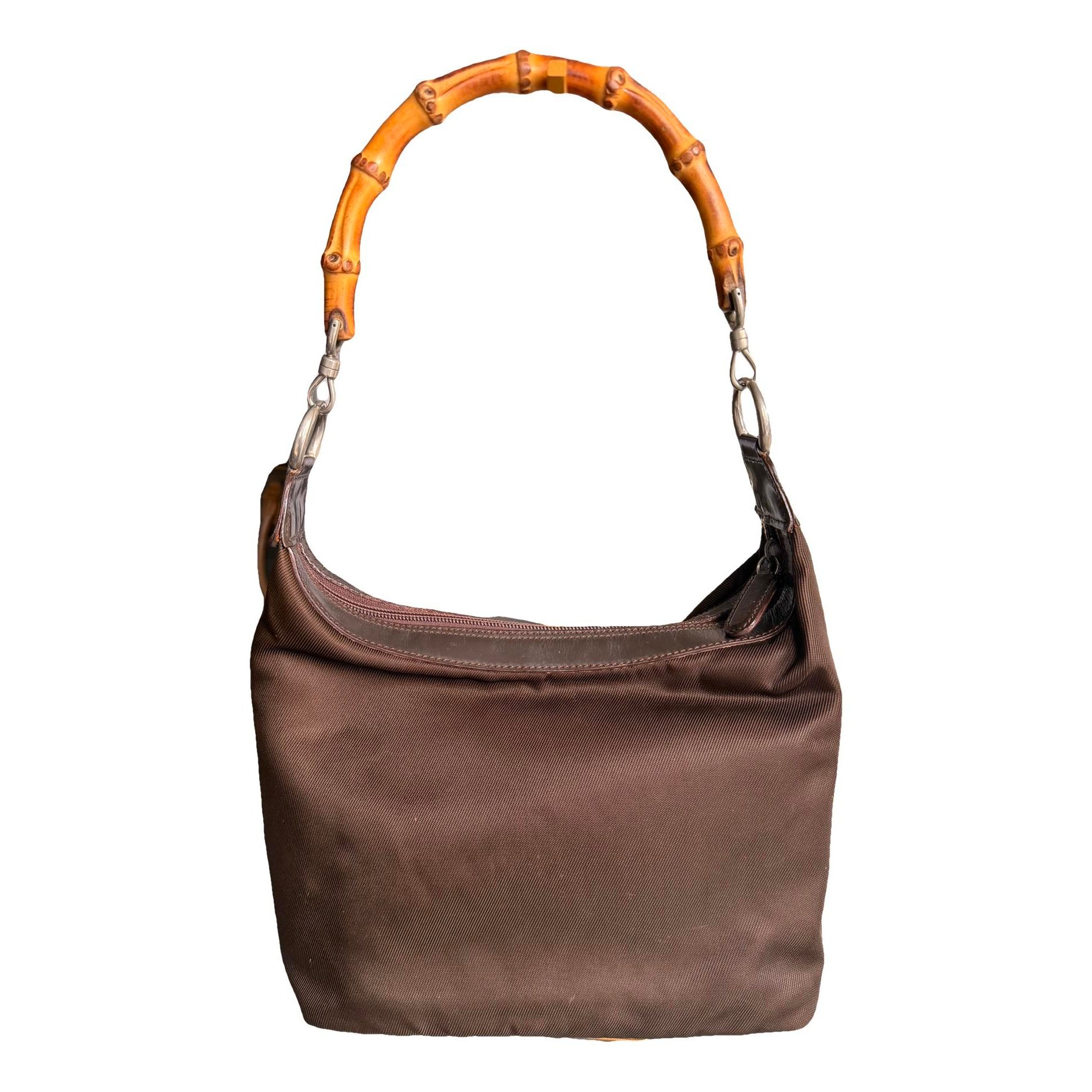 Bamboo Top Handle cloth handbag