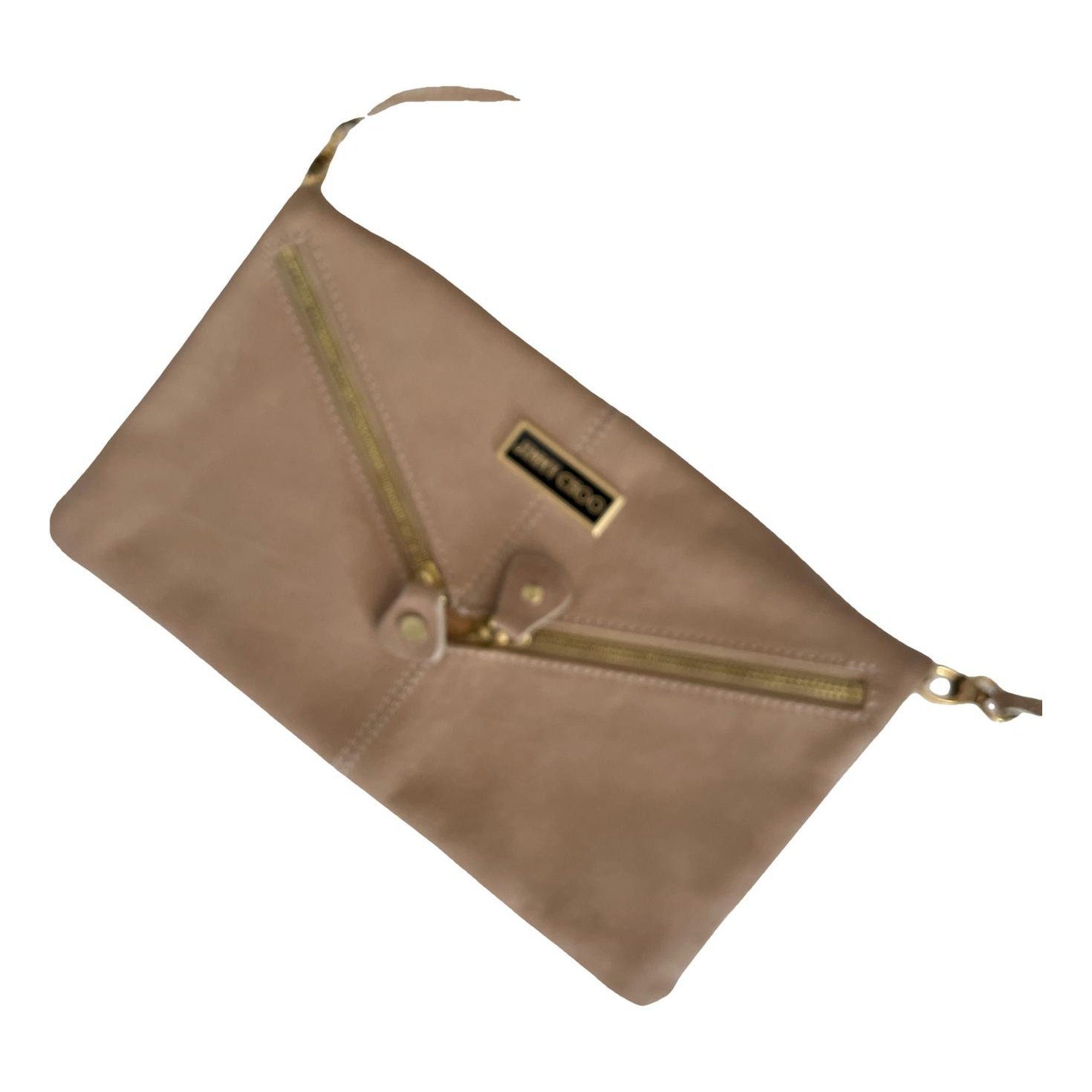 Leather clutch bag
