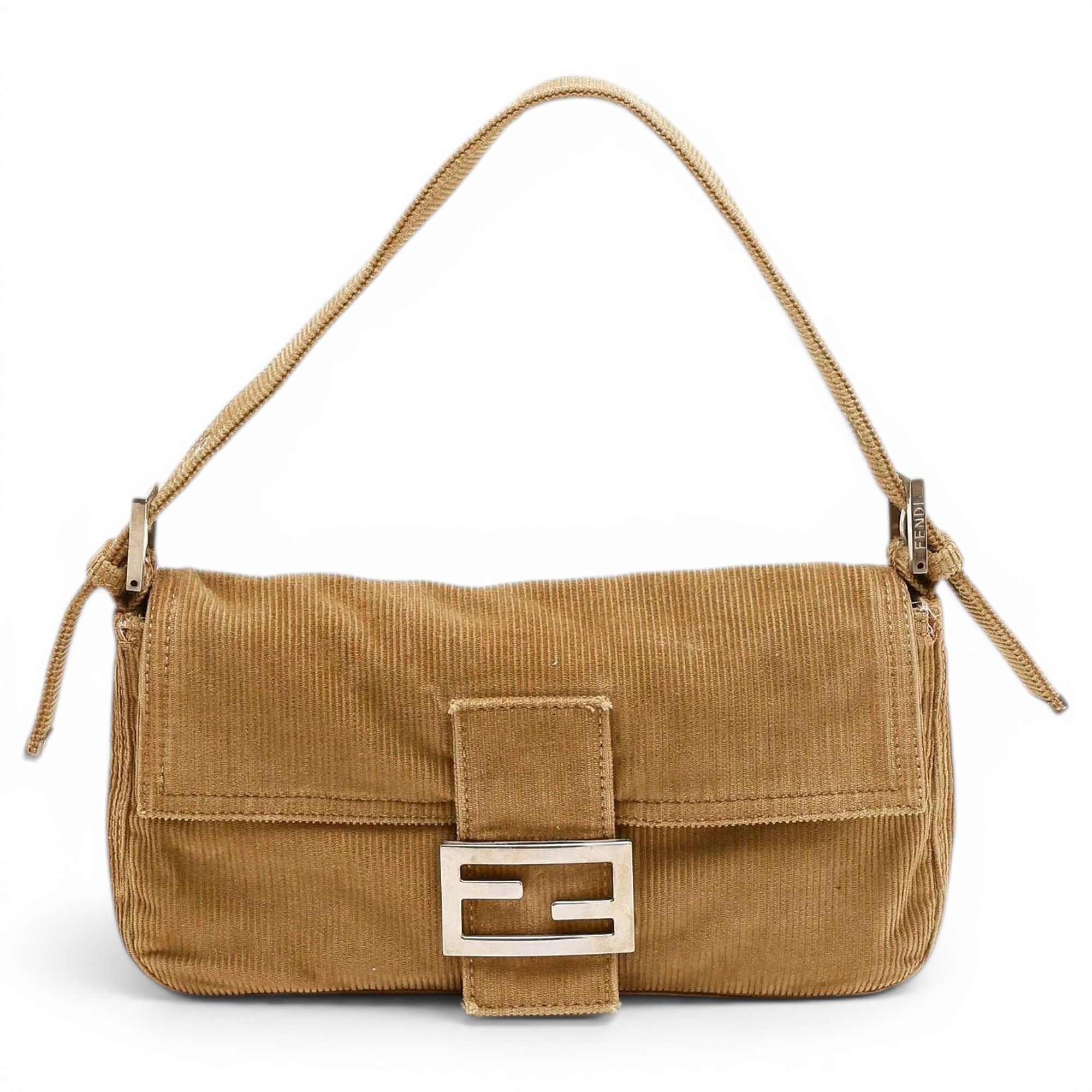 Baguette velvet handbag
