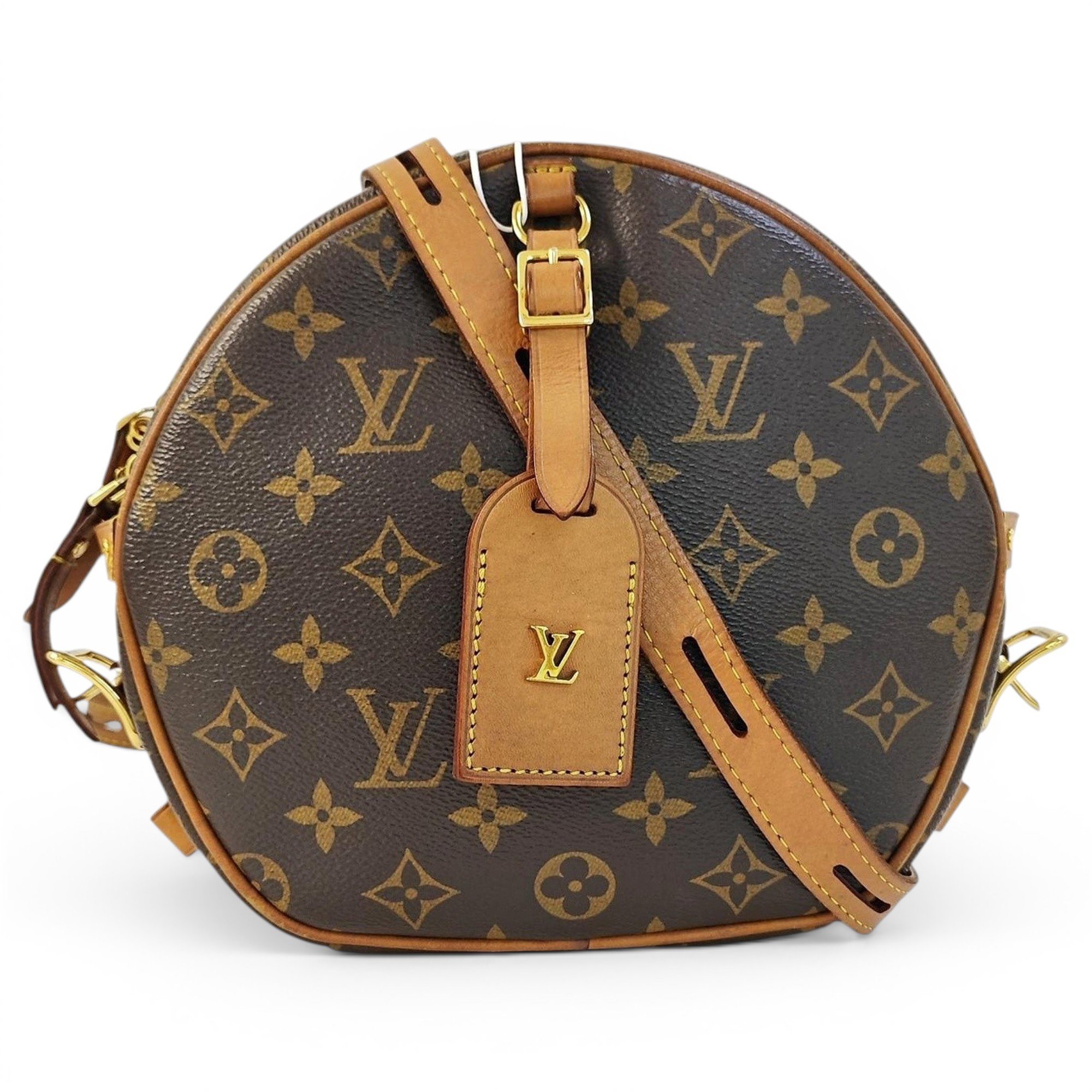 Micro boite chapeau leather handbag