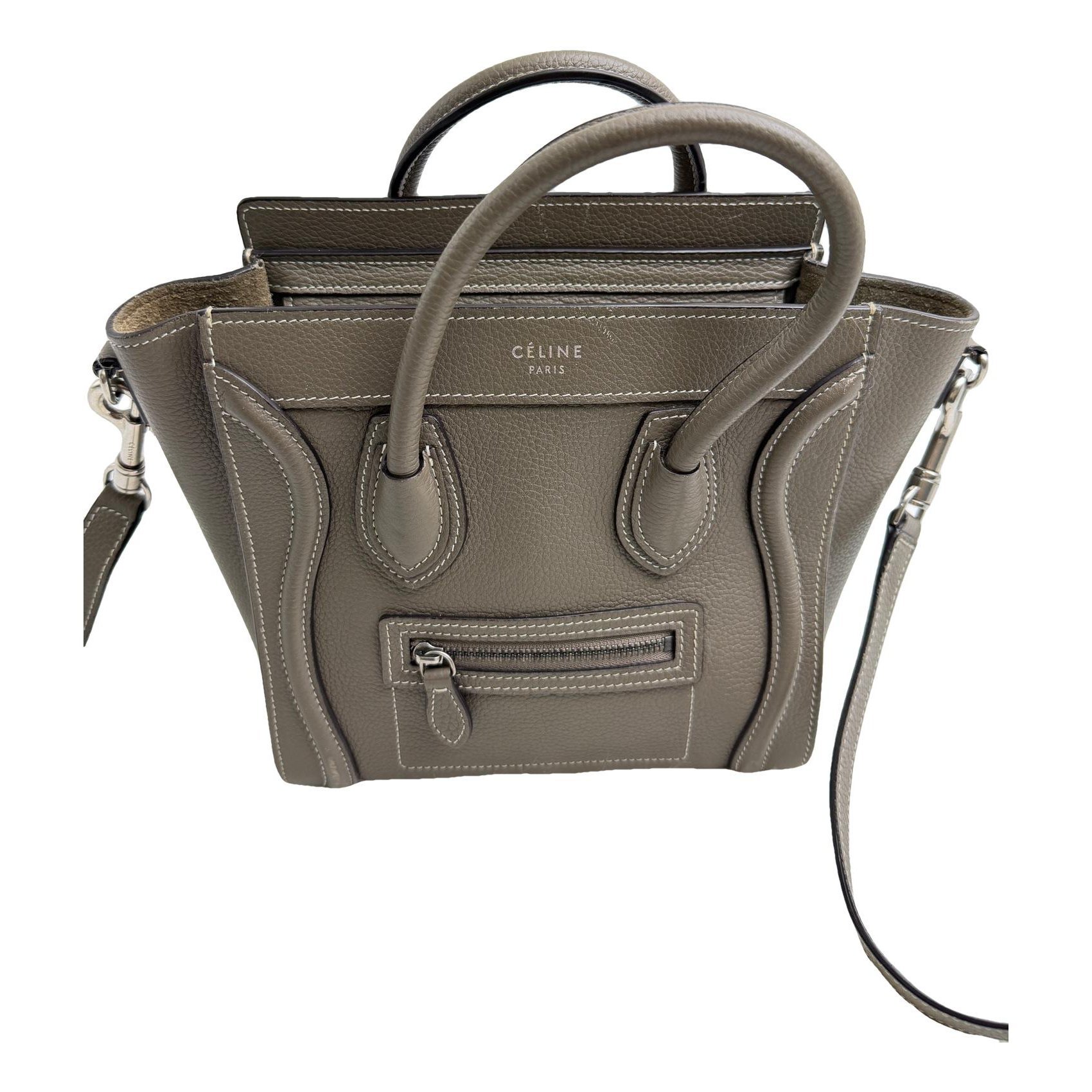 Luggage leather handbag