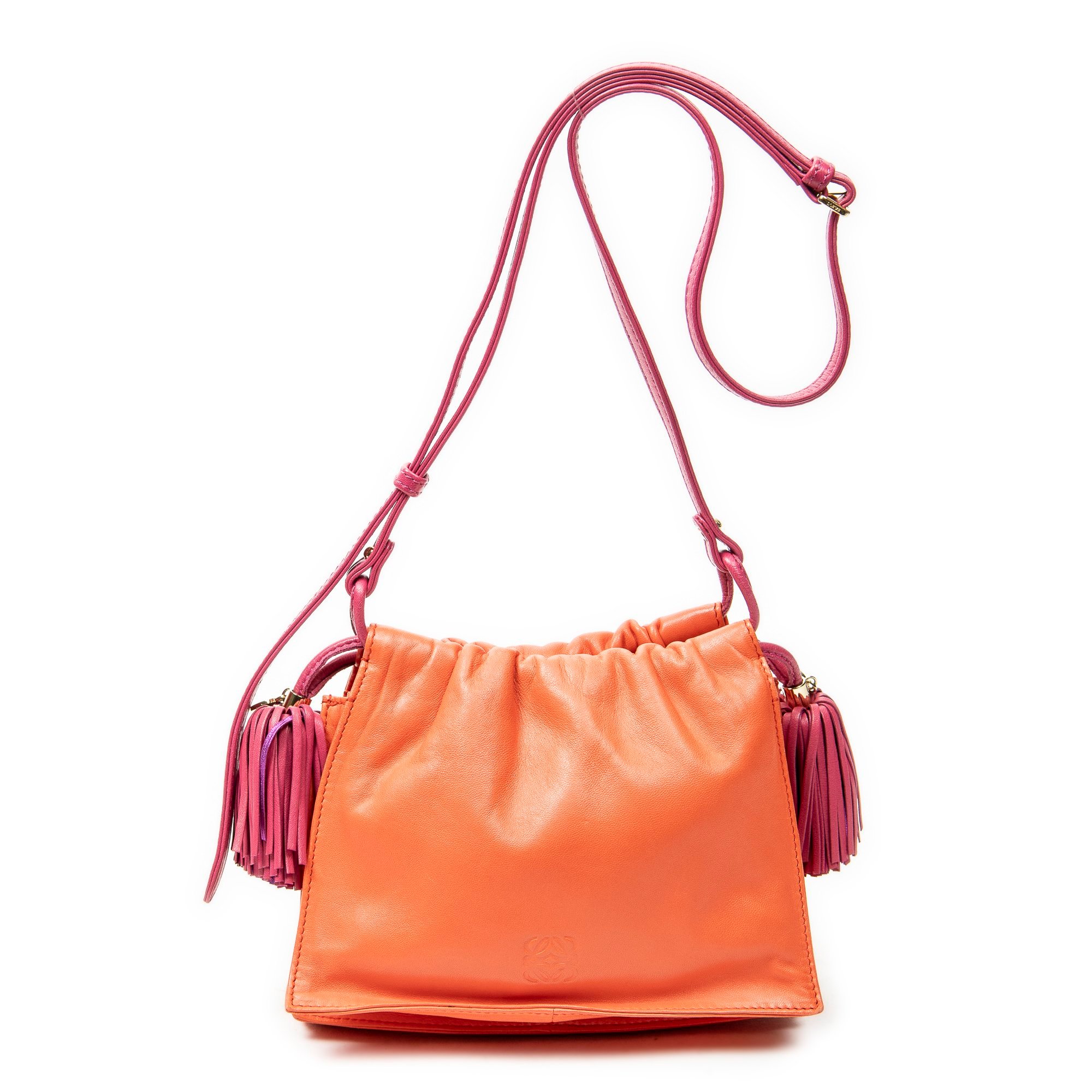 Flamenco leather handbag