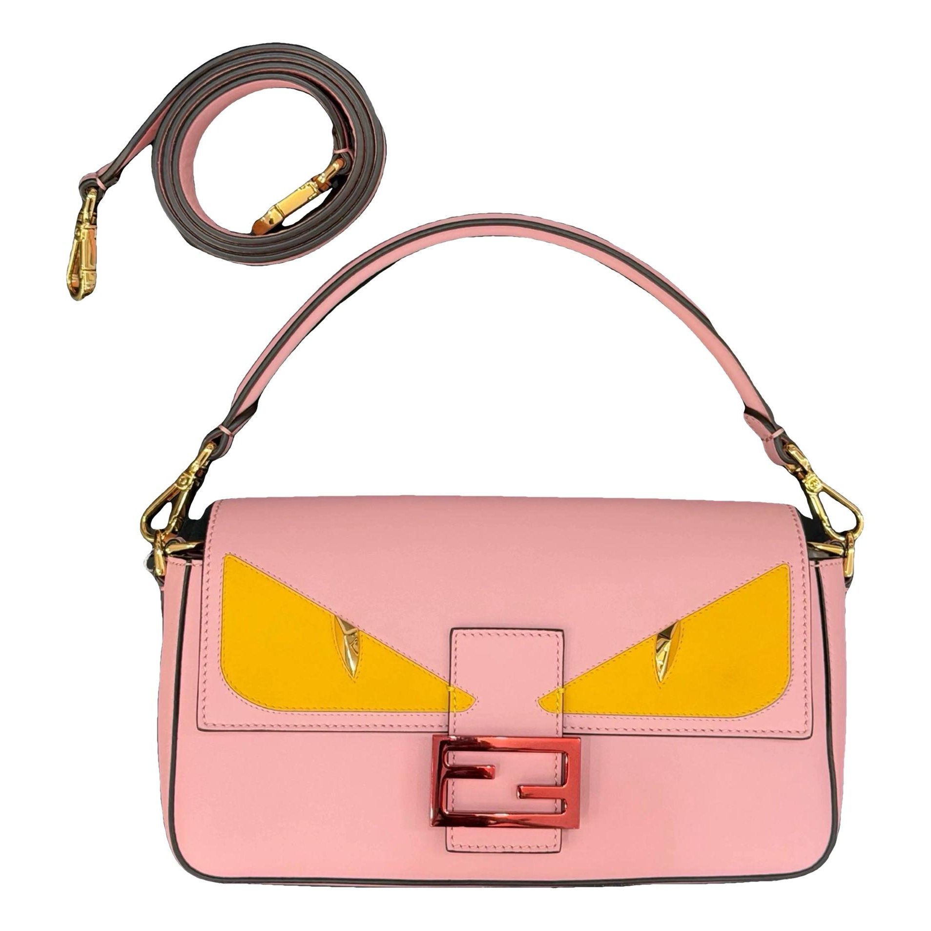 Baguette leather handbag