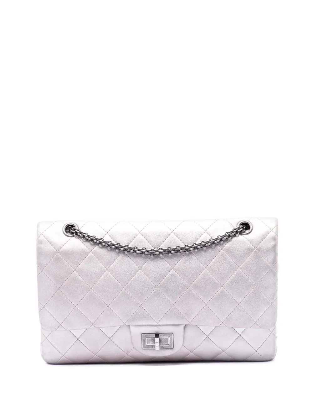 2014 Quilted Iridescent Lambskin Reissue 2.55 Double Flap 227 shoulder bag