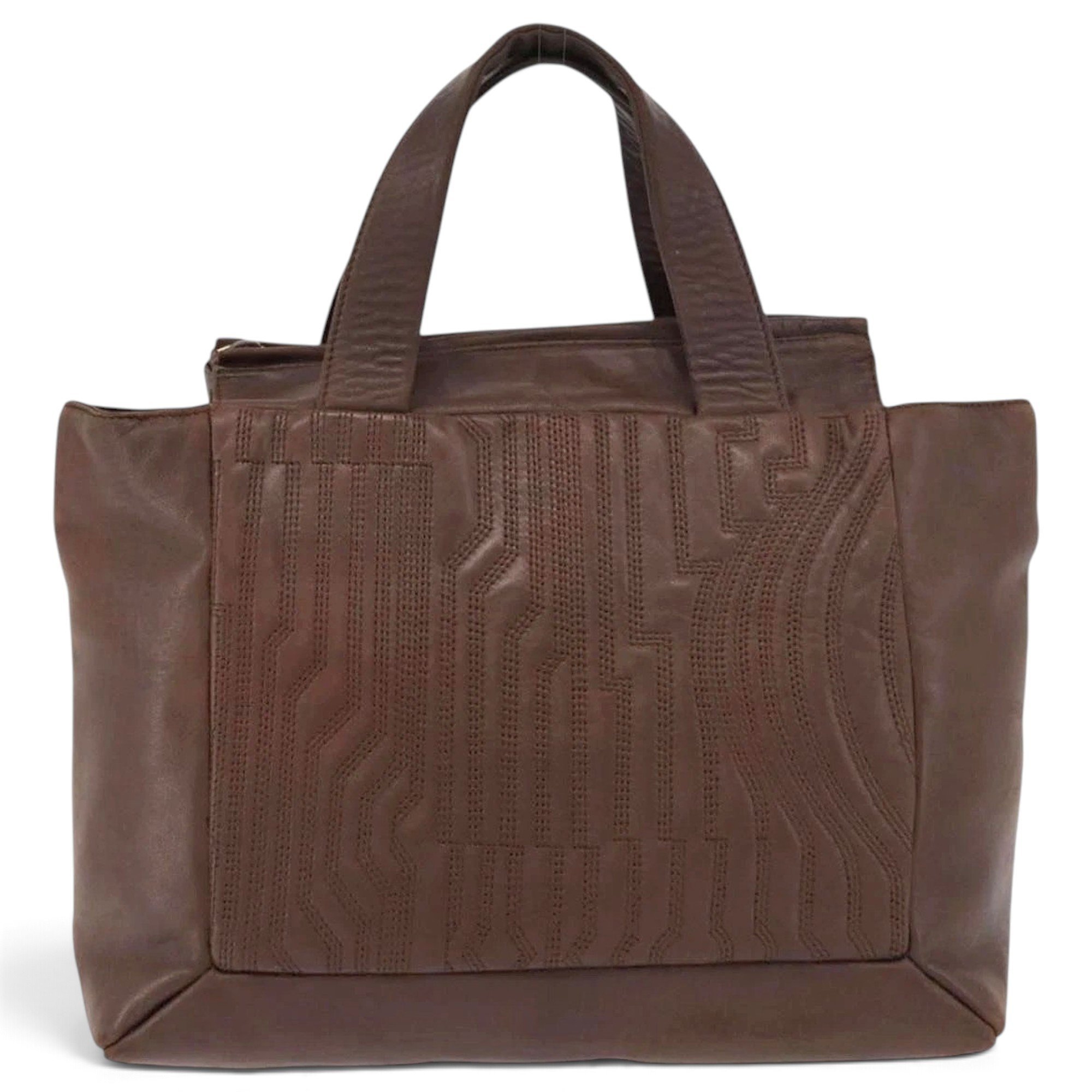 Leather handbag