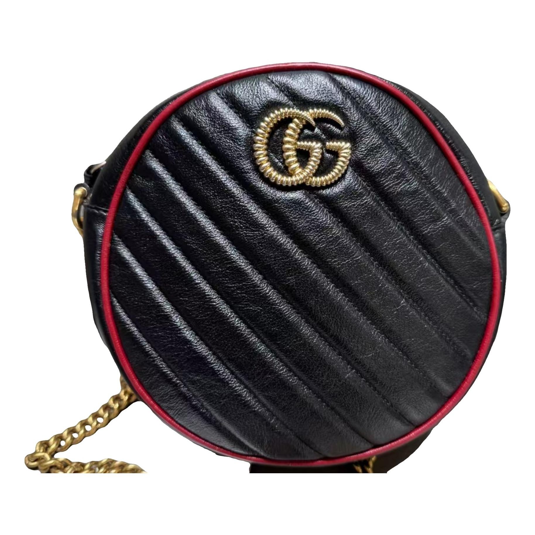 GG Marmont Circle leather crossbody bag