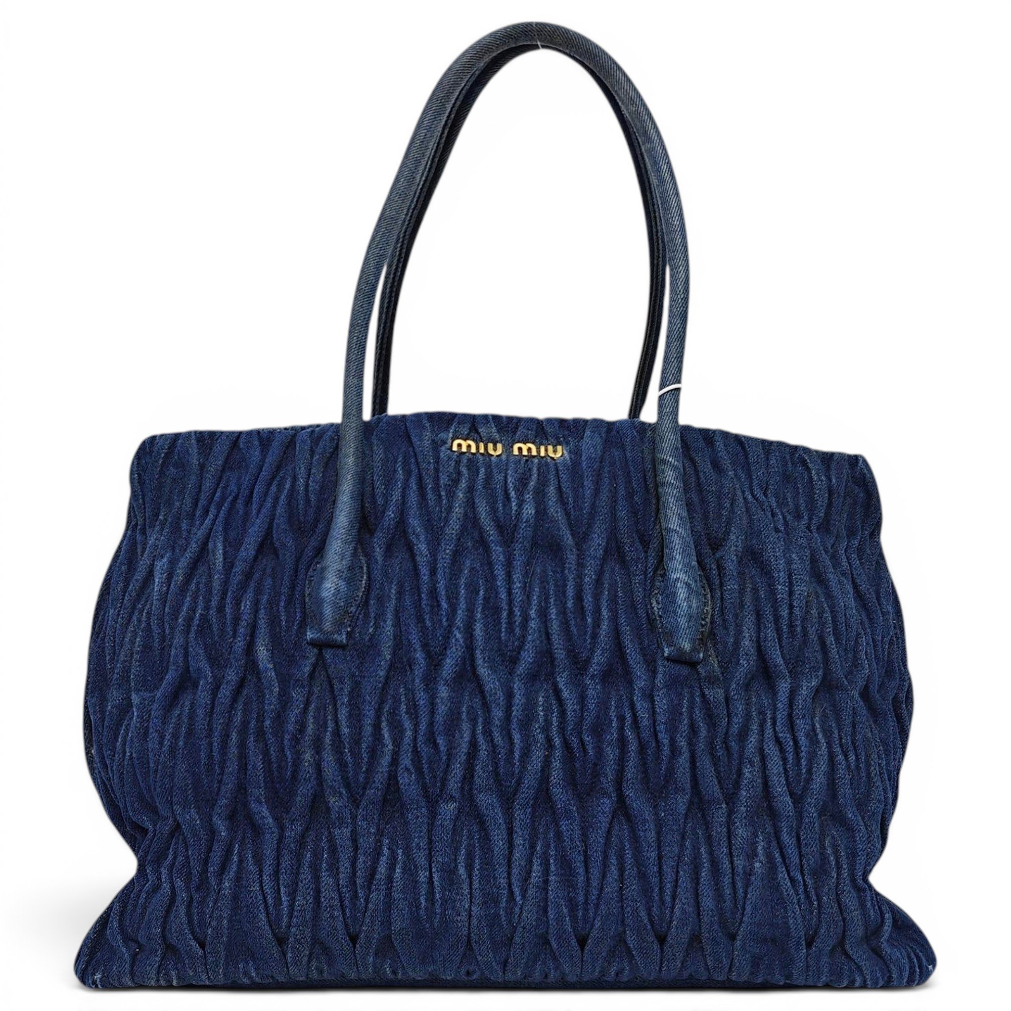 Miu Miu Matelassé cloth handbag
