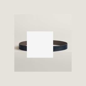 H belt buckle & Reversible leather strap 32 mm