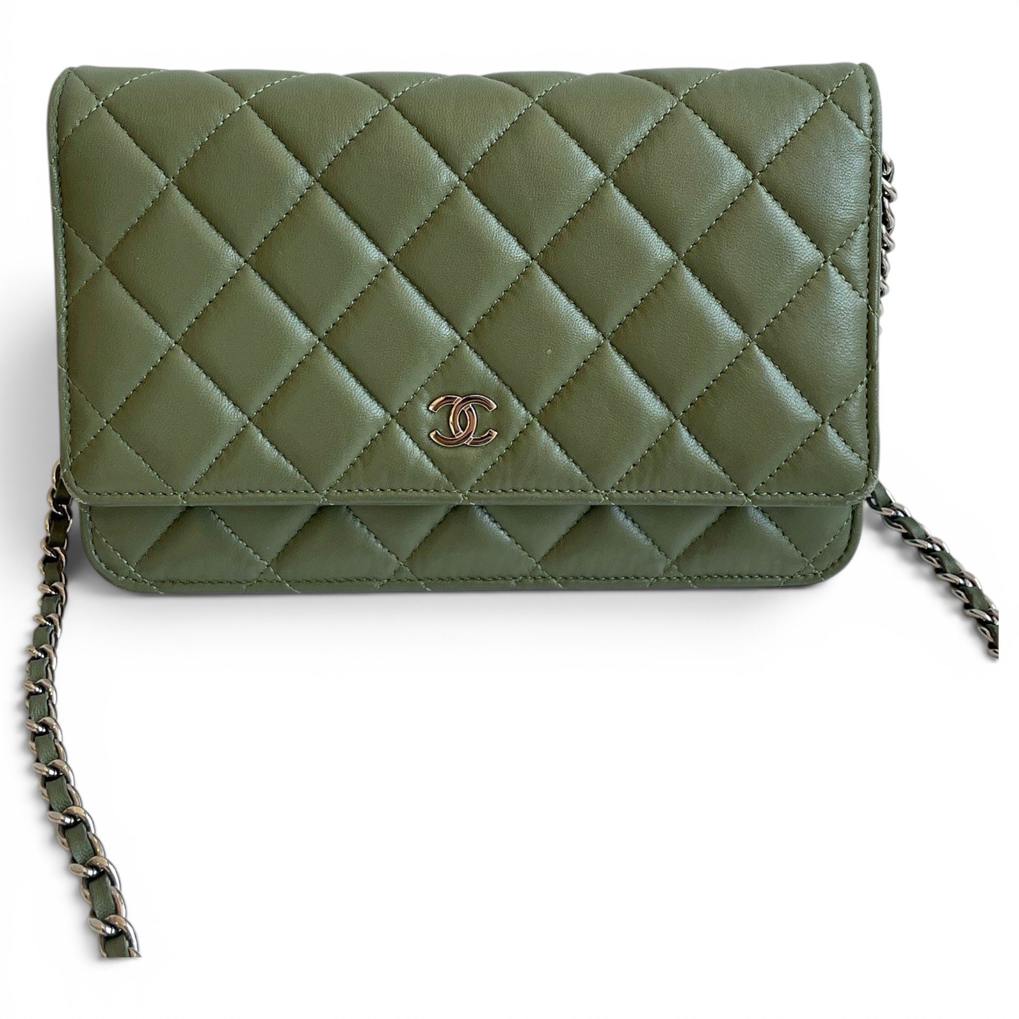 Wallet On Chain Timeless/Classique leather crossbody bag