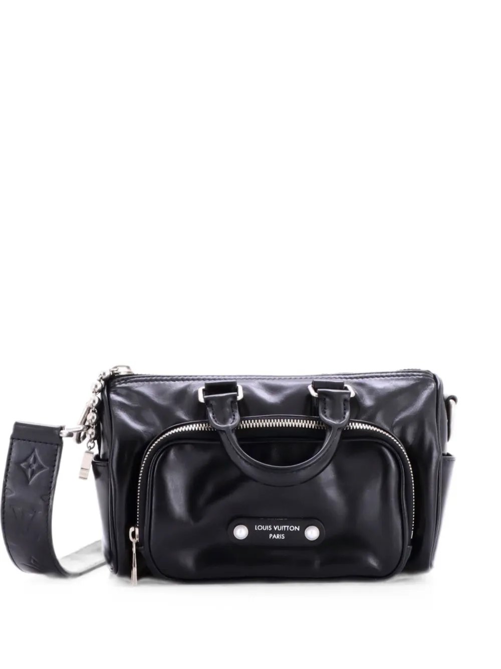 Keepall Cargo Bandouliere Bag Calfskin with Monogram Leather 25 travel bag