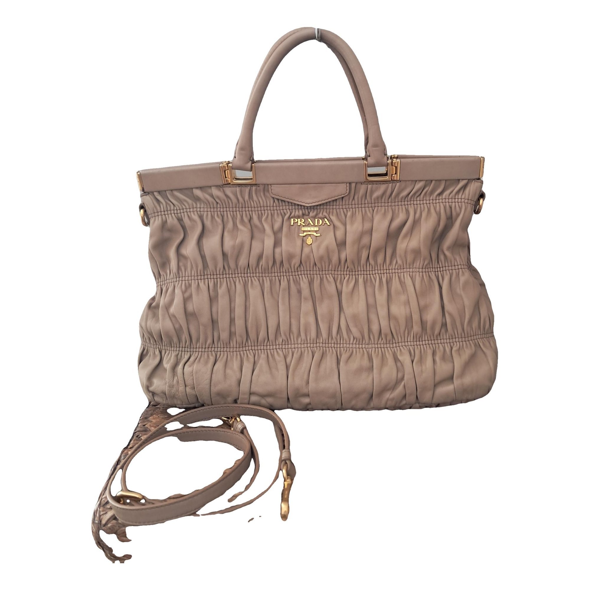 Leather tote