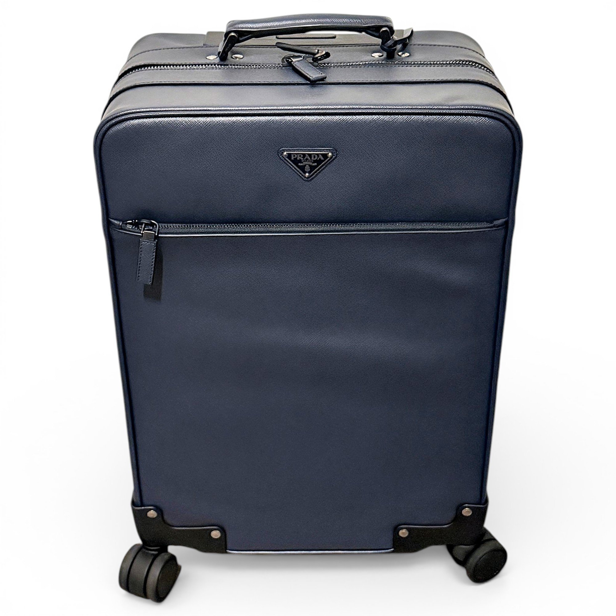 Leather travel bag