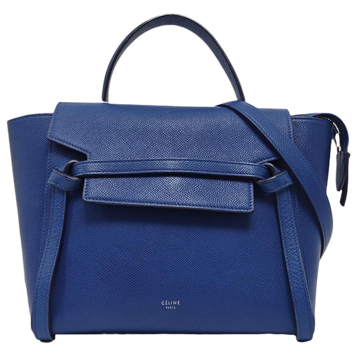 Belt leather crossbody bag
