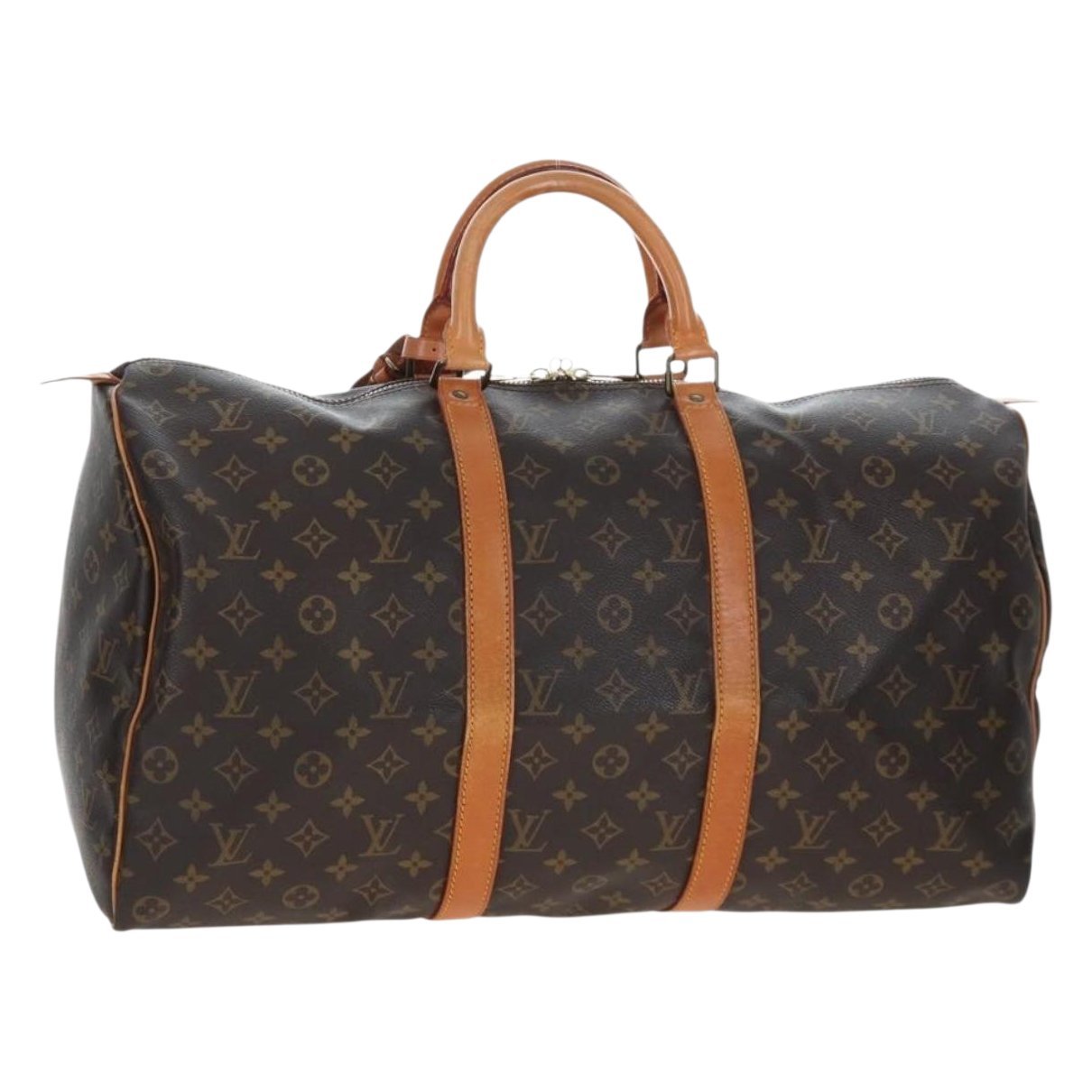 Louis Vuitton Keepall cloth travel bag