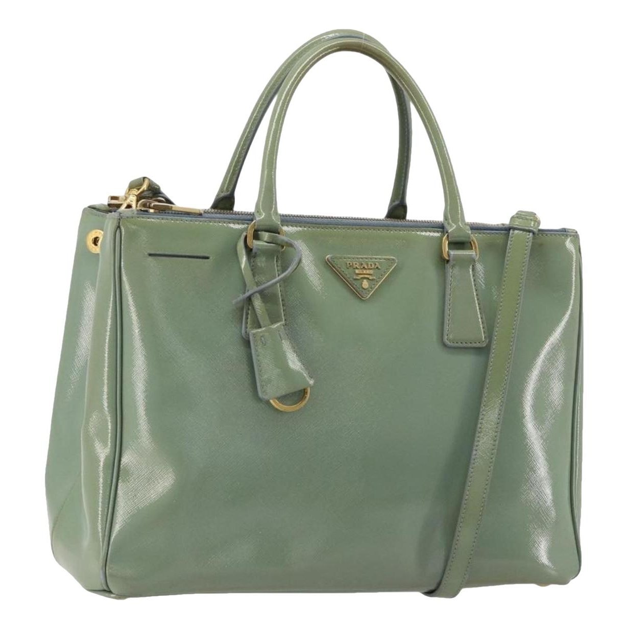 Galleria patent leather handbag