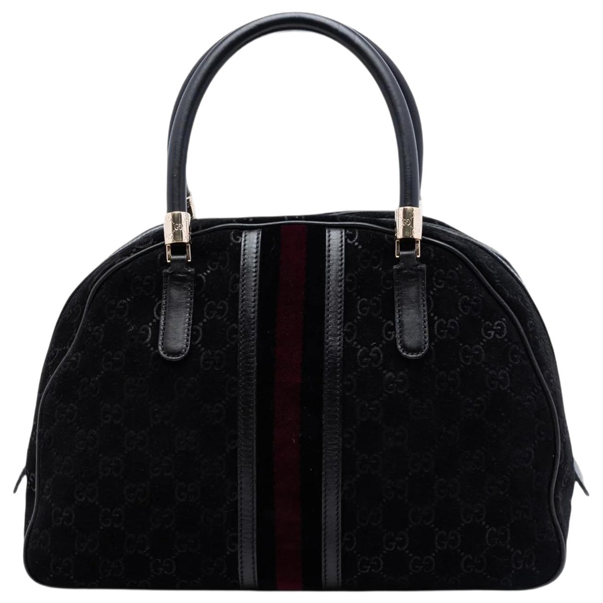 Dôme leather handbag