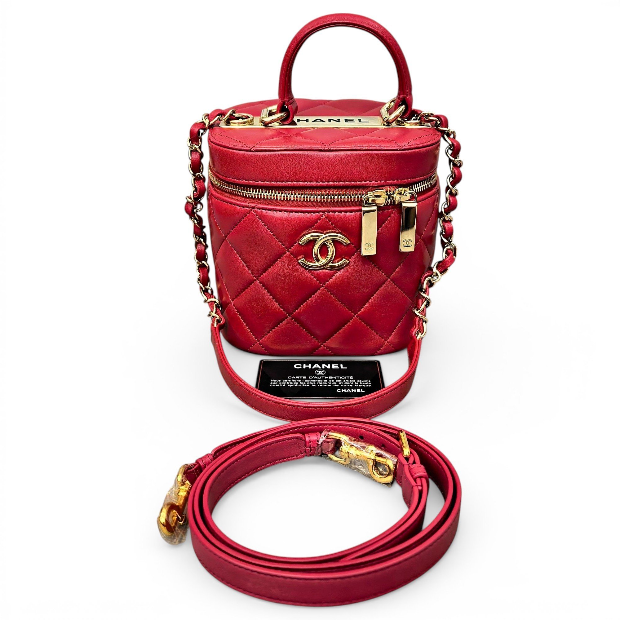 Leather handbag