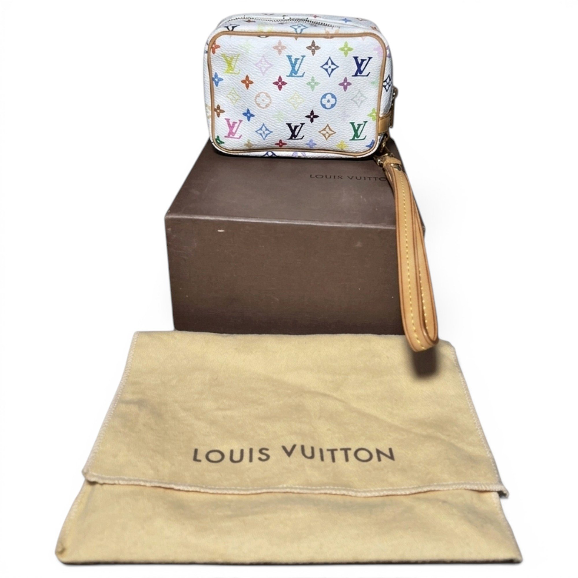 Wapity leather clutch bag