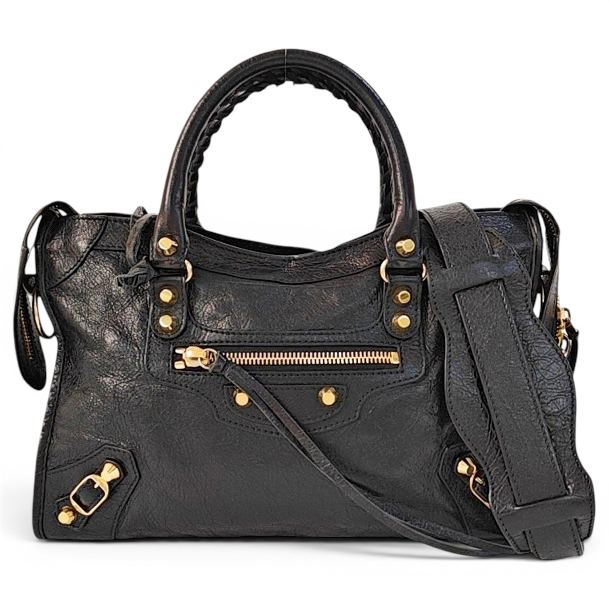 Leather handbag