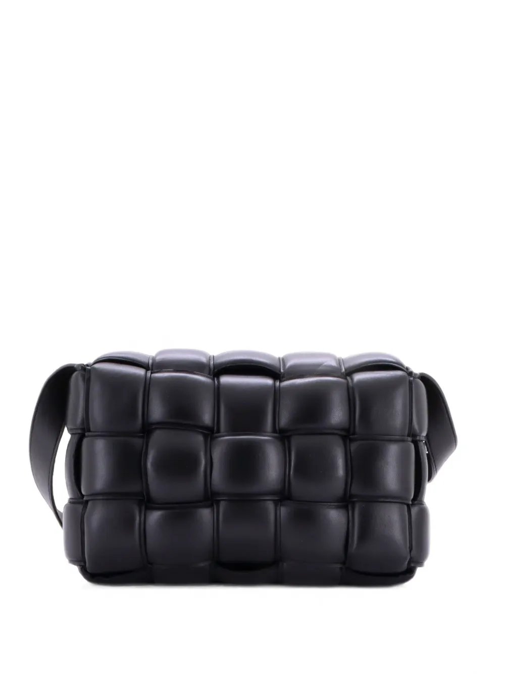 Cassette Padded Maxi Intrecciato Leather crossbody bag