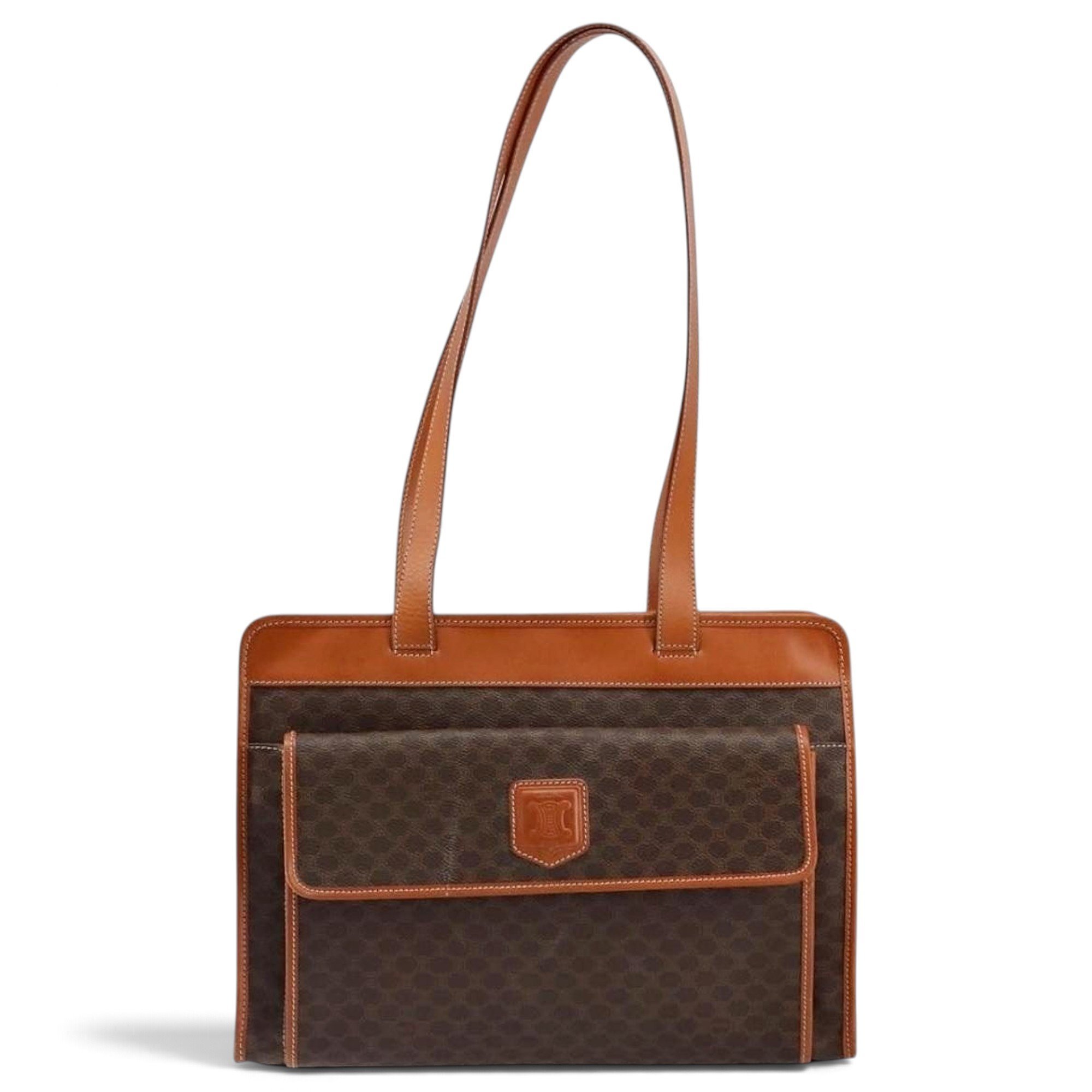 Leather tote