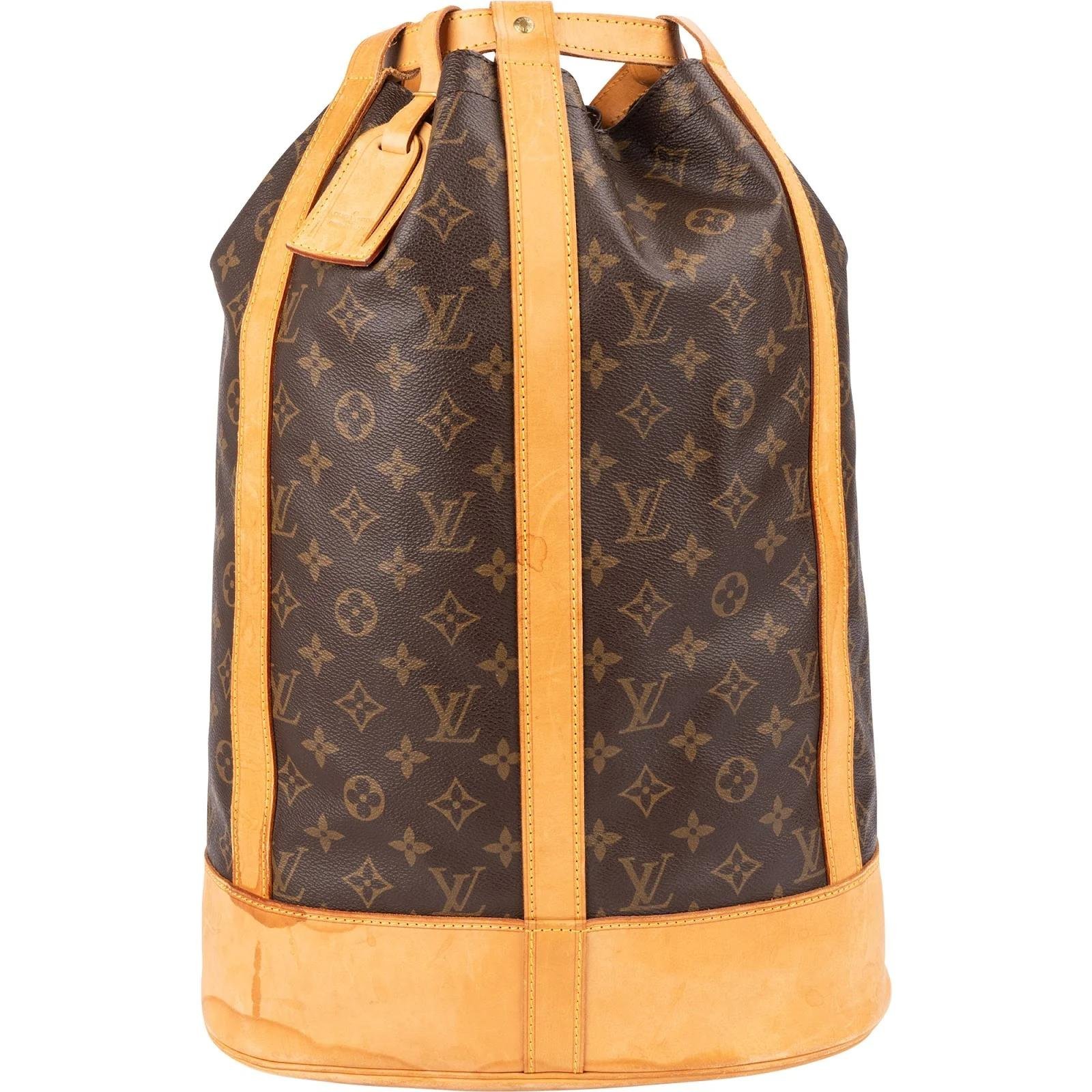 Randonnée leather backpack
