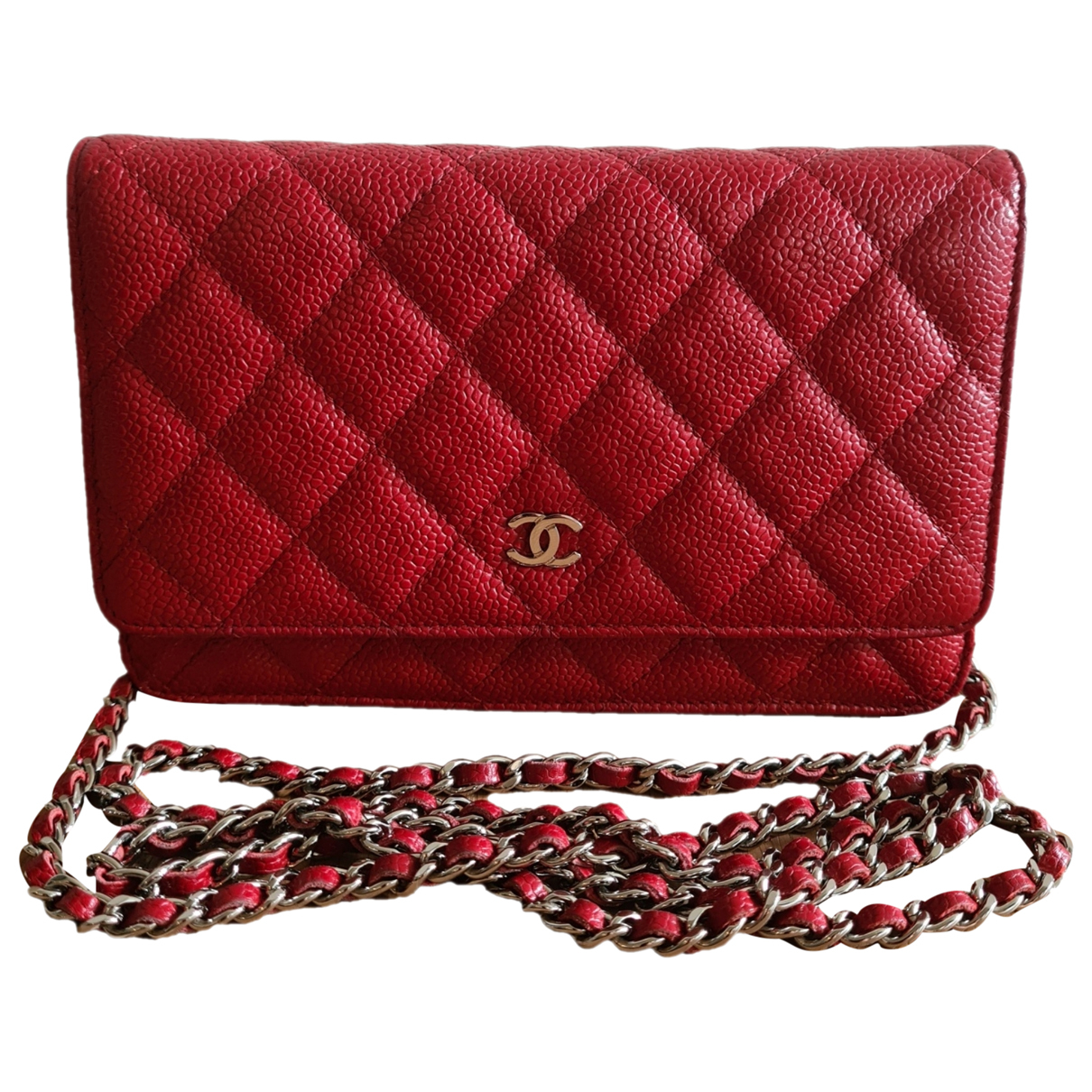 Wallet On Chain Timeless/Classique leather crossbody bag