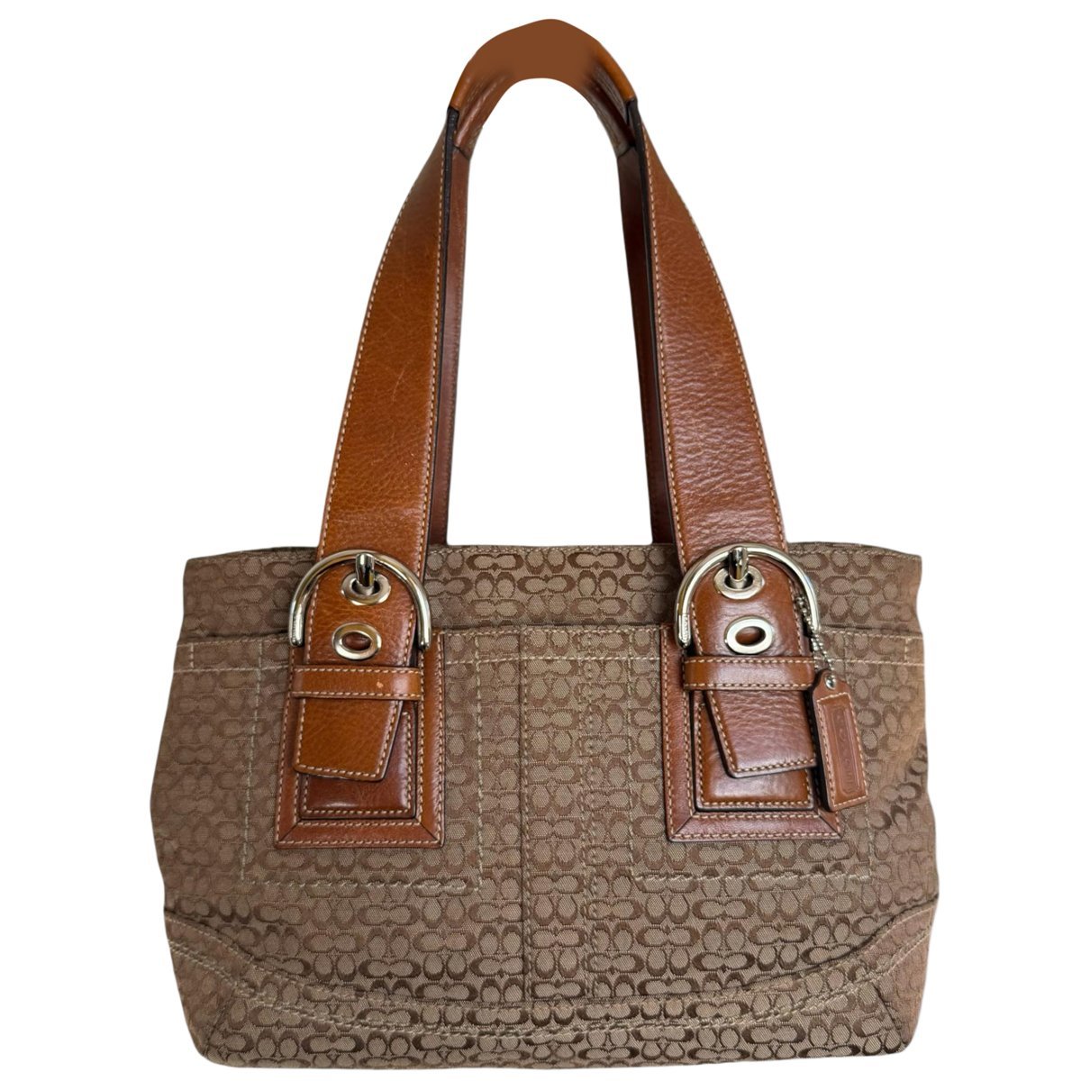 Signature Sufflette leather handbag