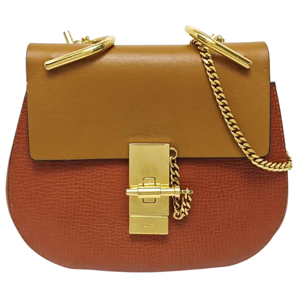 Drew leather handbag