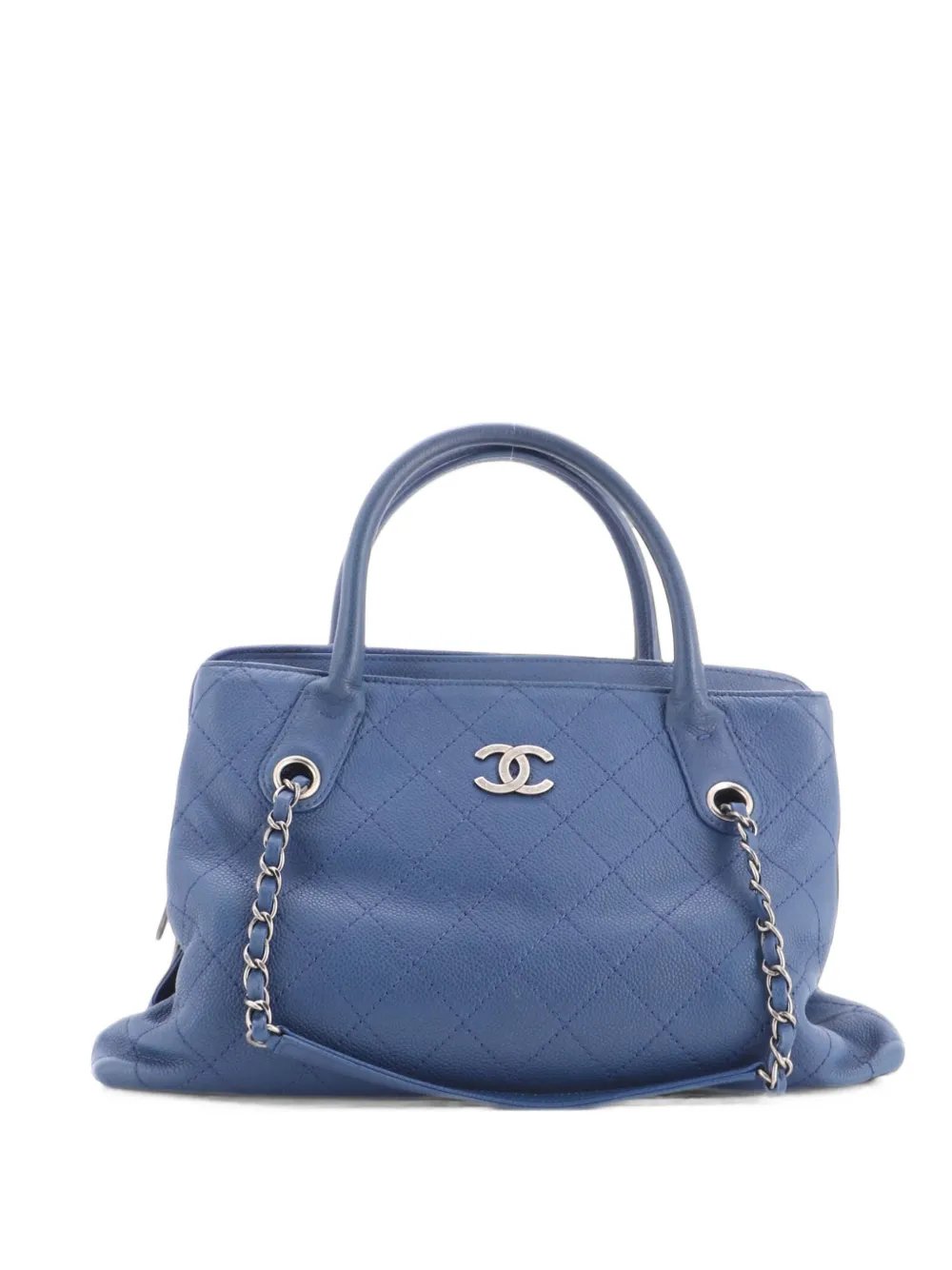 Chanel Urban Shopping Tote Quilted Caviar Small satchel