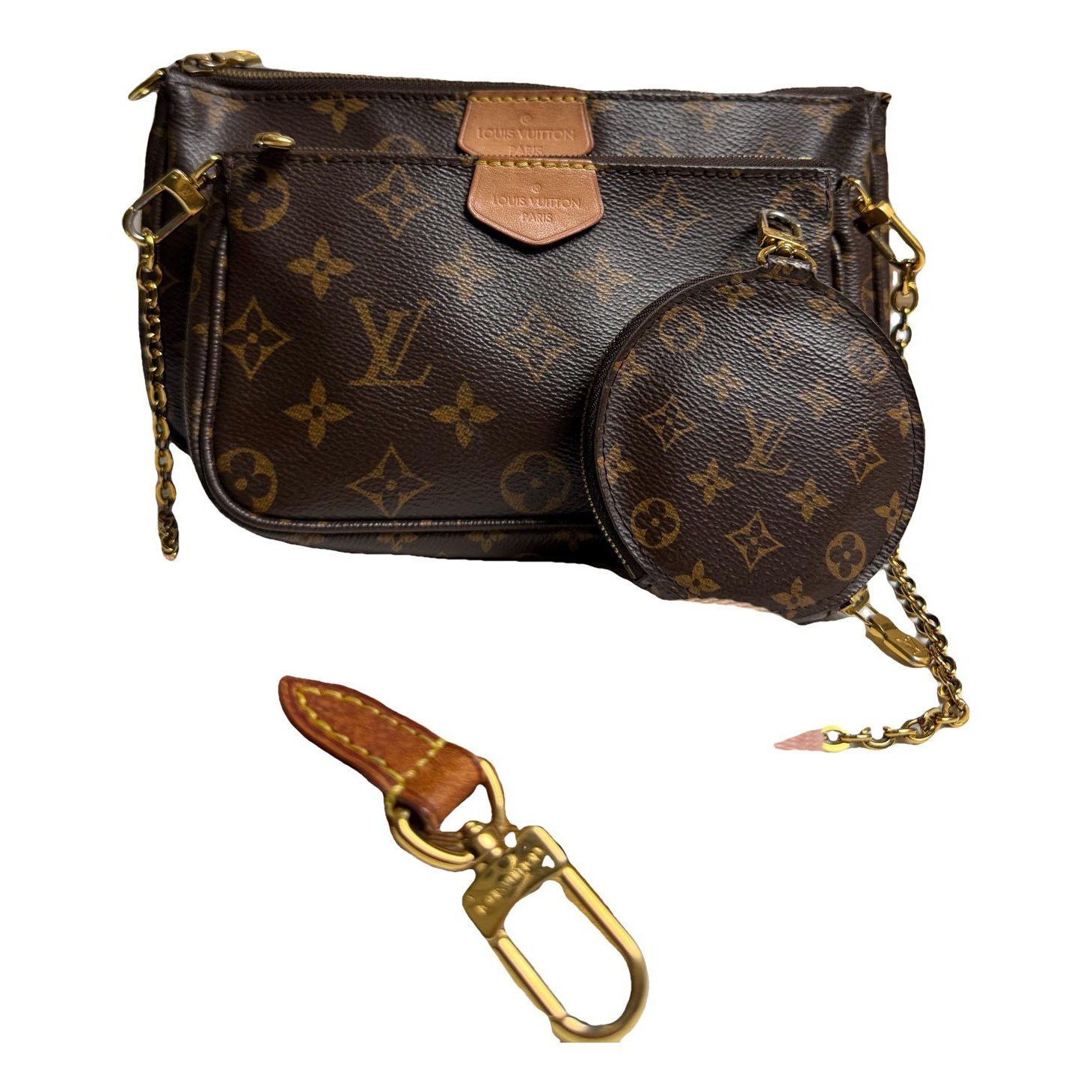 Multi Pochette Accessoires leather handbag