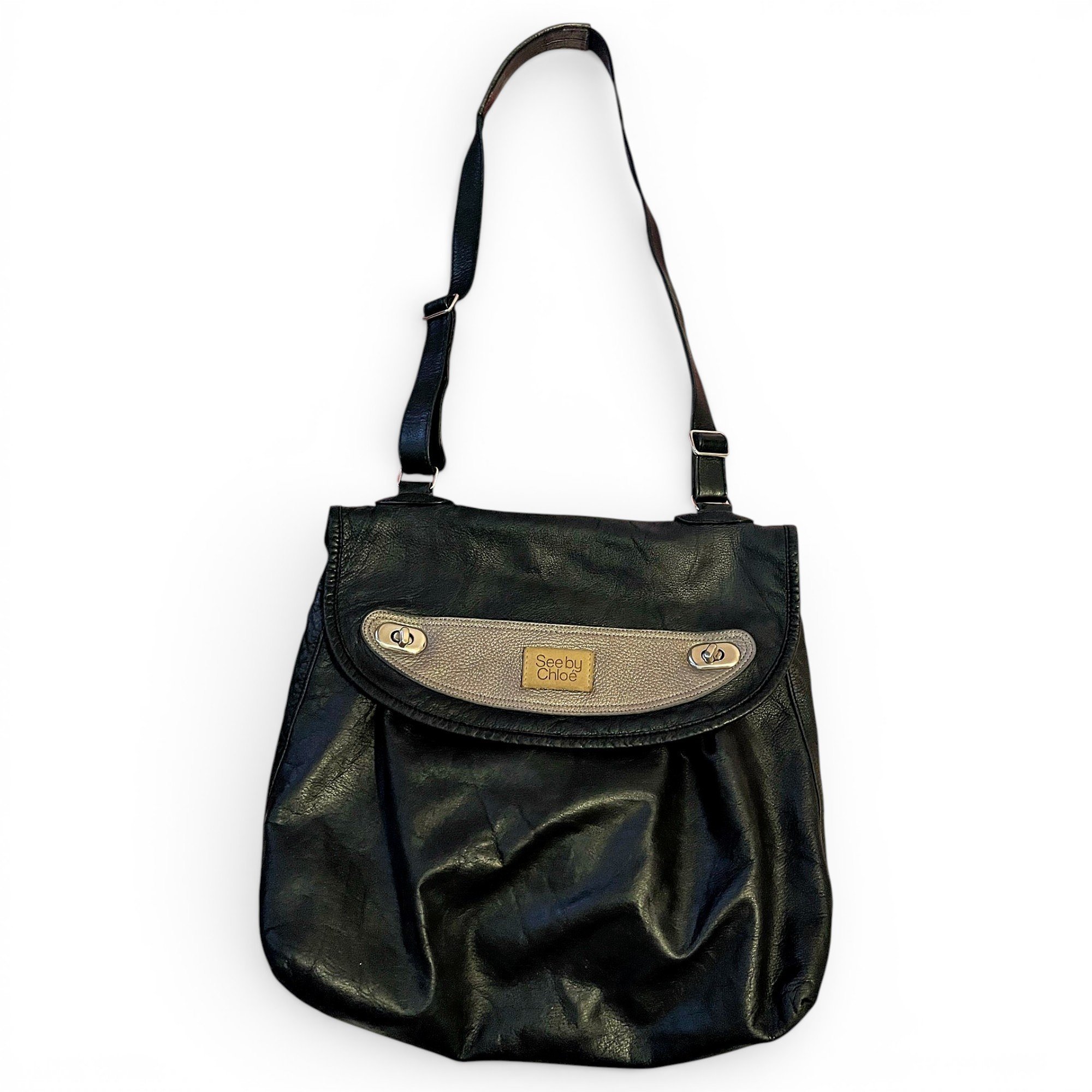 Leather handbag