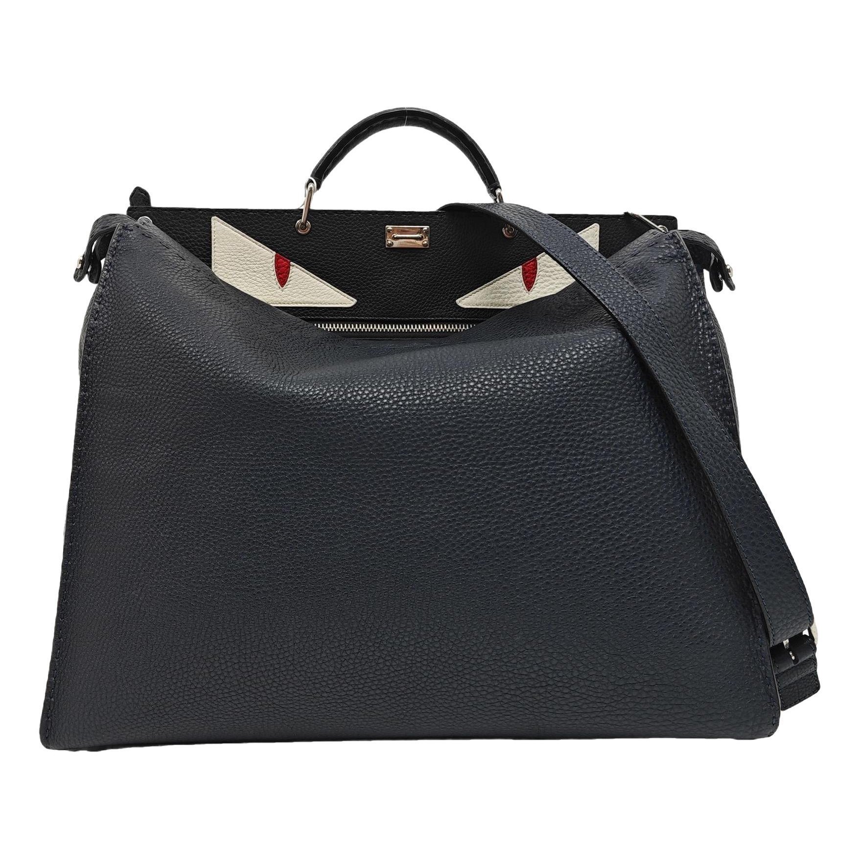 Peekaboo leather handbag