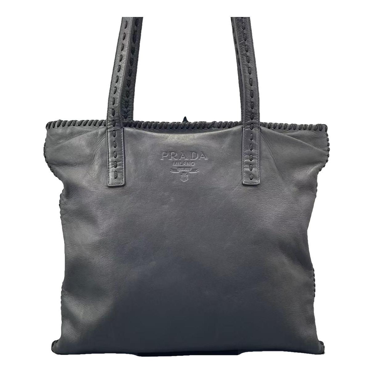 Leather tote