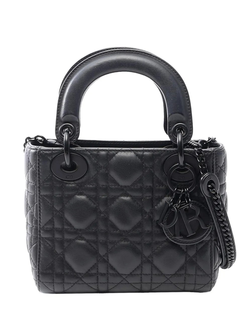 2000-2026 Mini Ultra Matte Calfskin Cannage Lady Dior satchel