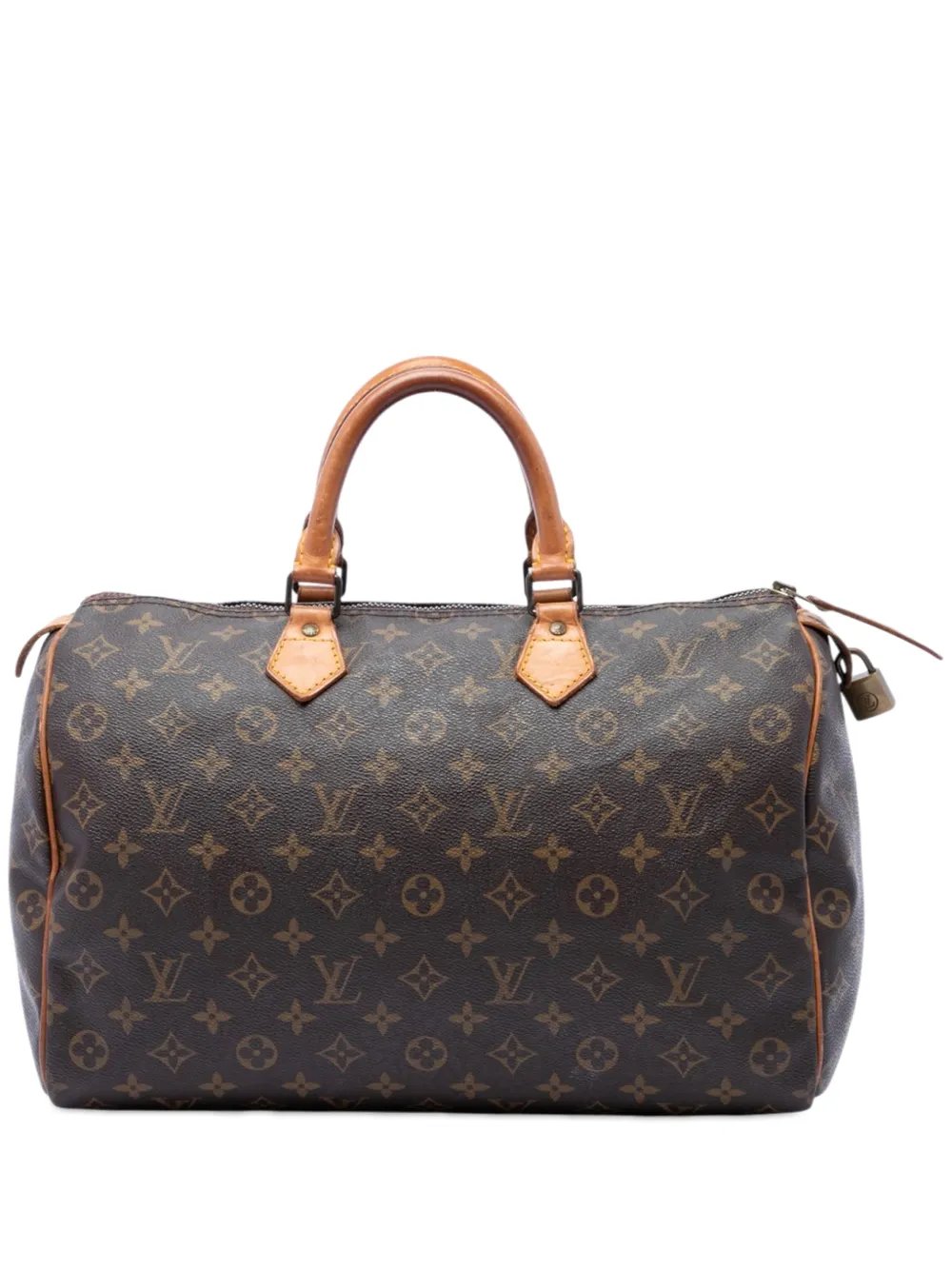 1985 Monogram Speedy 35 boston bag