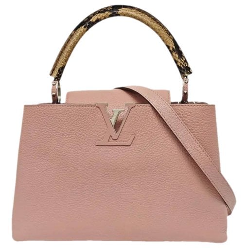 Capucines leather handbag