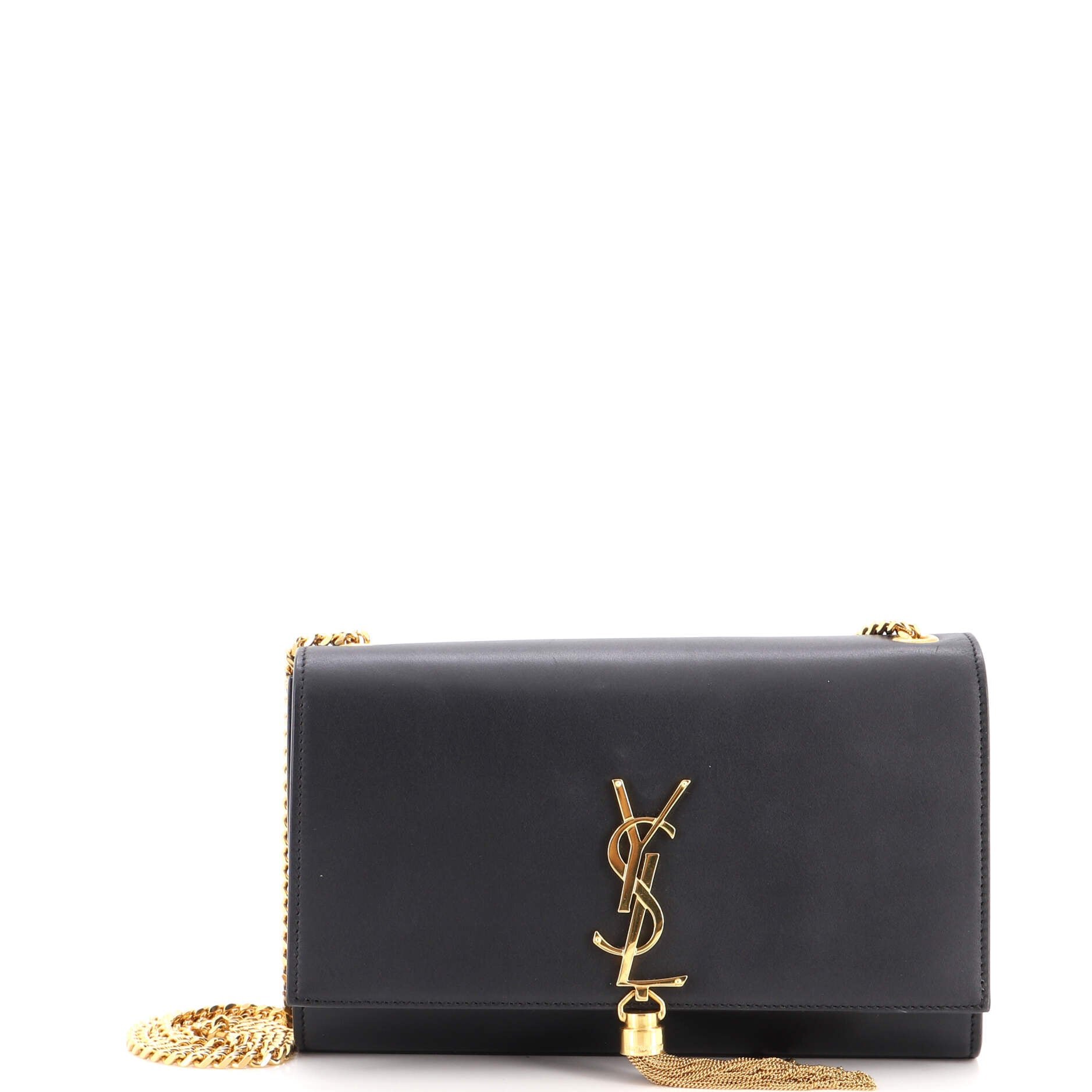 Classic Monogram Tassel Crossbody Bag Leather Medium