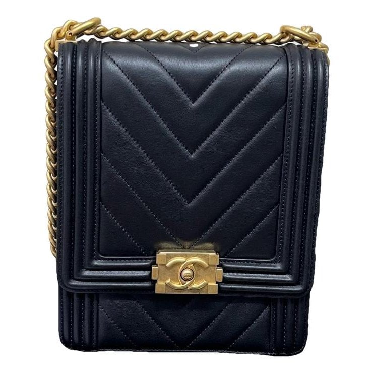 North South Boy leather handbag