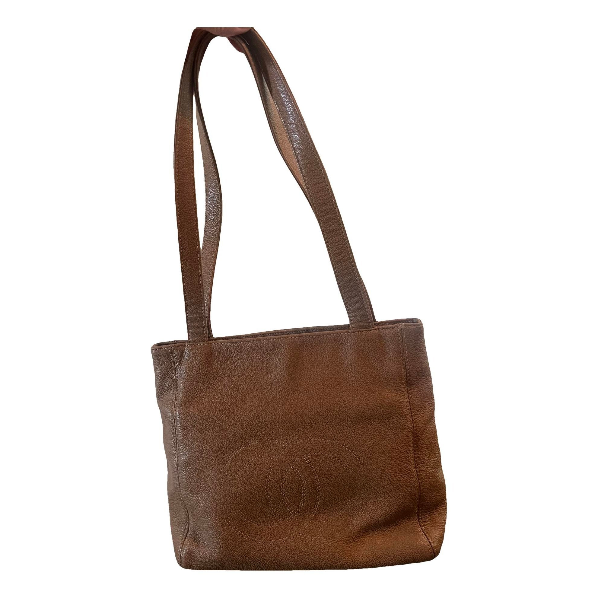 Leather tote