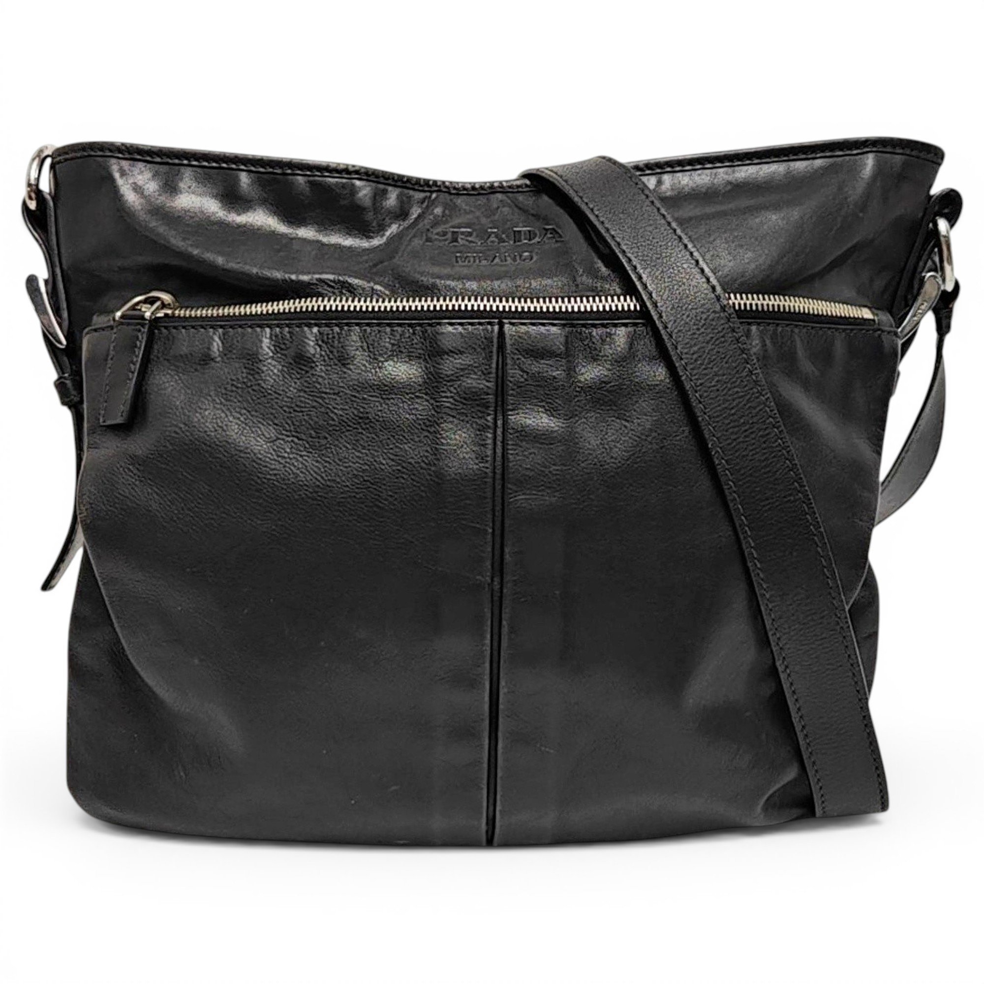 Leather handbag