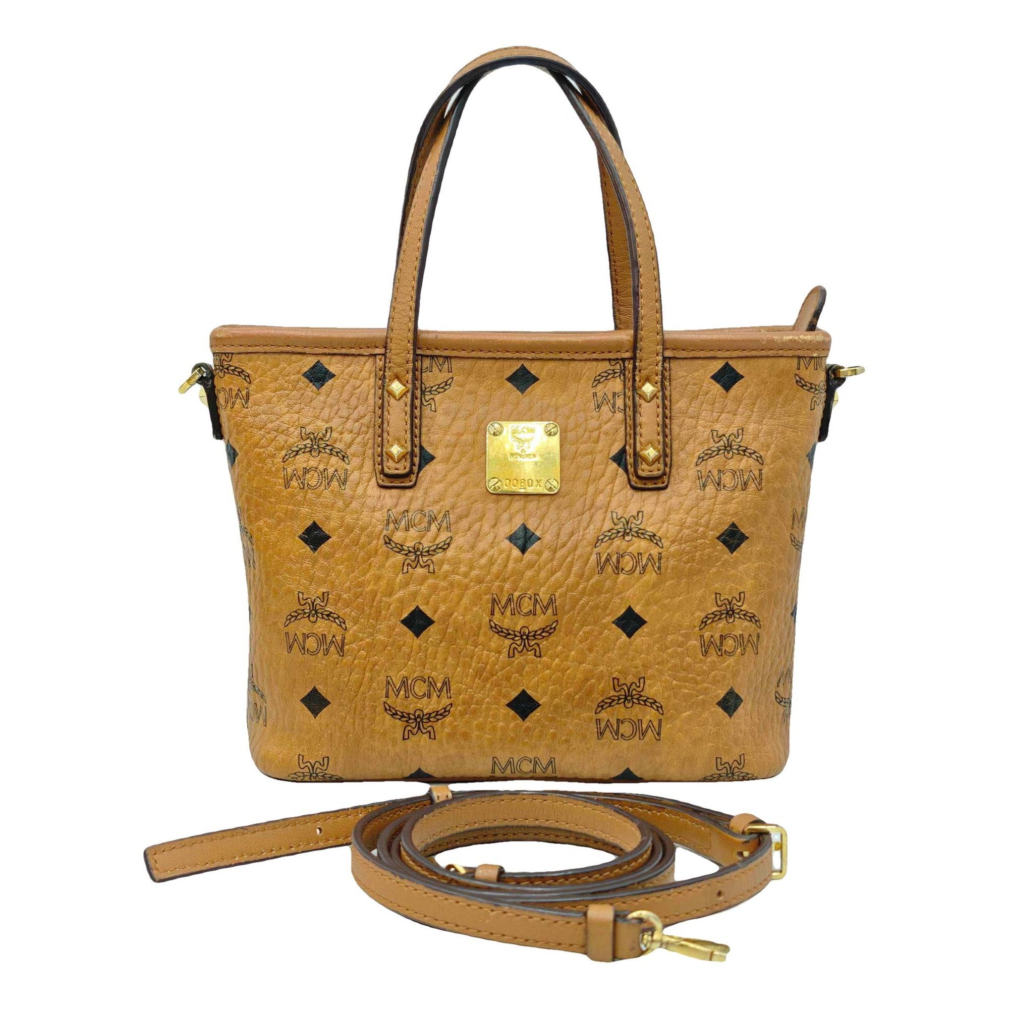 Leather tote