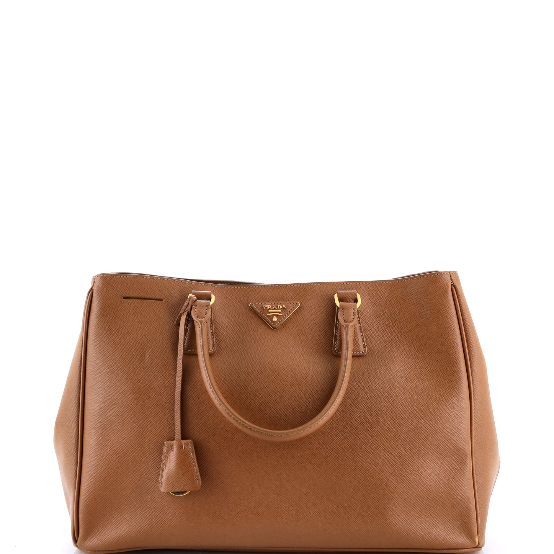 Lux Open Tote Saffiano Leather North South