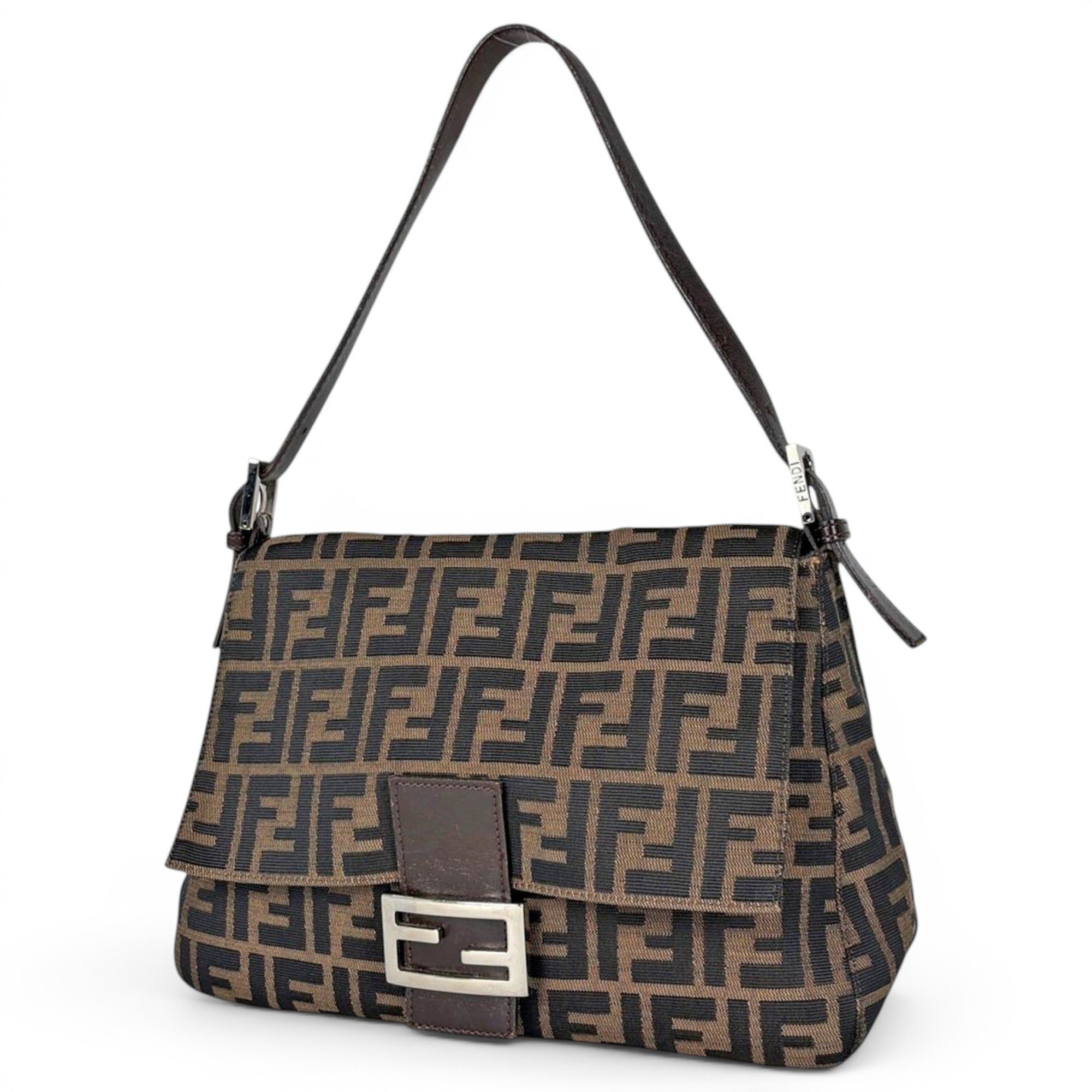 Baguette leather handbag