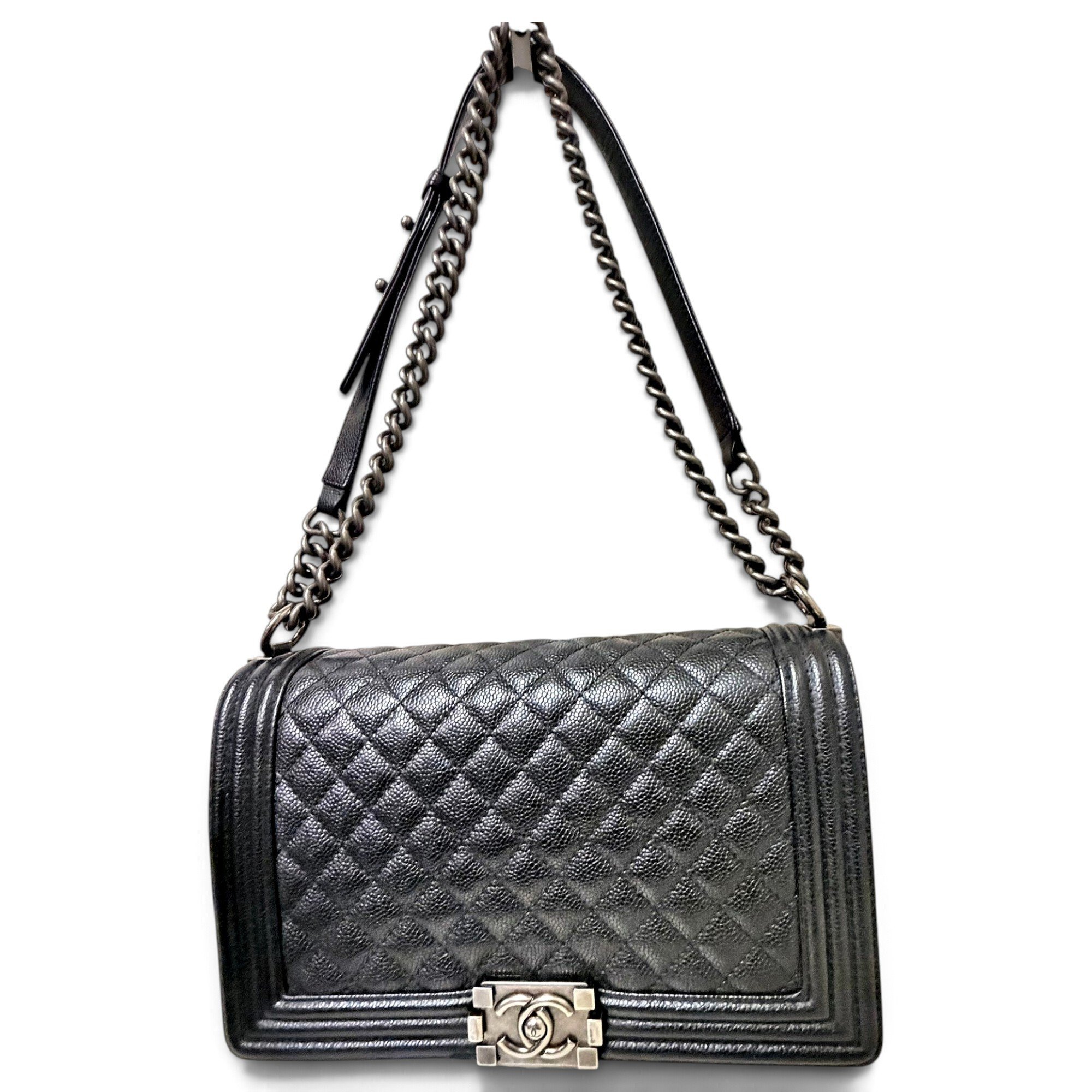 Boy leather crossbody bag